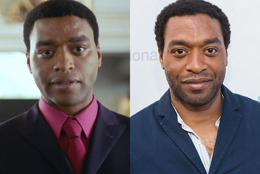 British actor Chiwetel Eljiofor played a more peripheral character, Peter, who gets married to Knightley in the film's wedding scene. But he earned much more attention, and an Oscar nomination, for playing Solomon Northup in Steve McQueen's 12 Years a Slave.