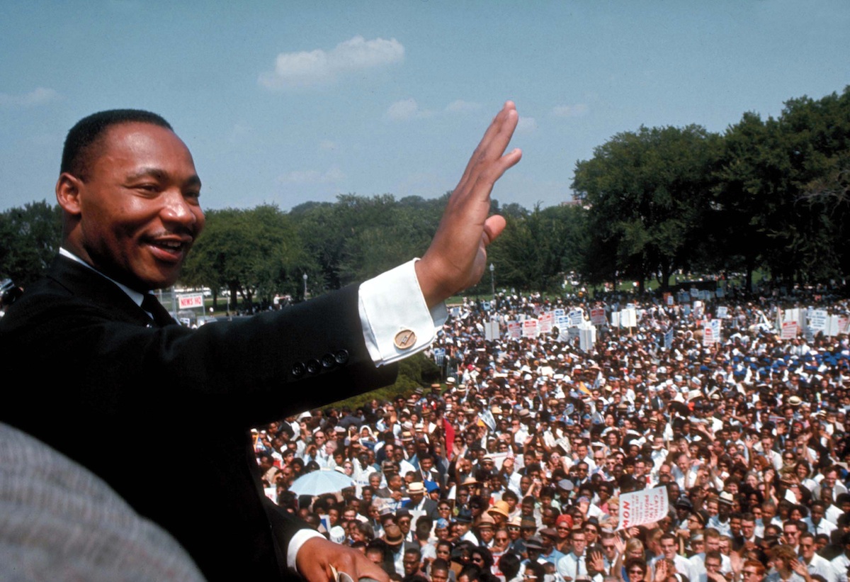 Dr. Martin Luther King Jr. giving his I Have a Dream speech on Aug. 28, 1963, in Washington, D.C. (Francis Miller—The LIFE Picture Collection/Getty)