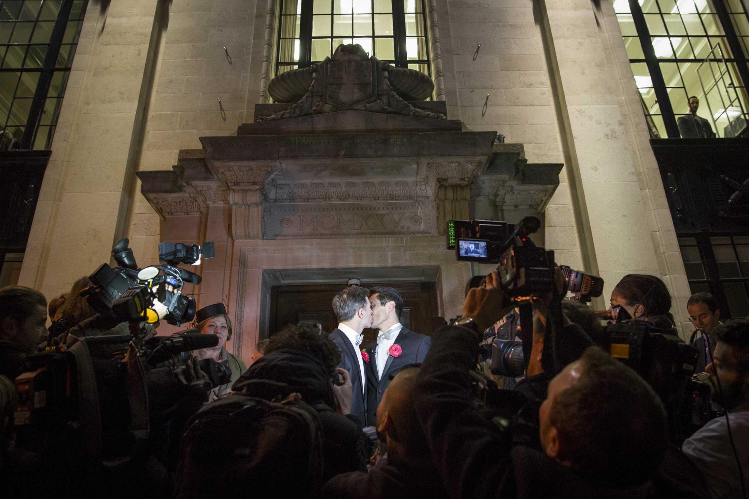 BESTPIX First Same-Sex Marriages Take Place From Midnight
