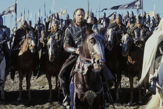 Viggo Mortensen as Aragorn in 'The Lord of the Rings: The Return of the King'