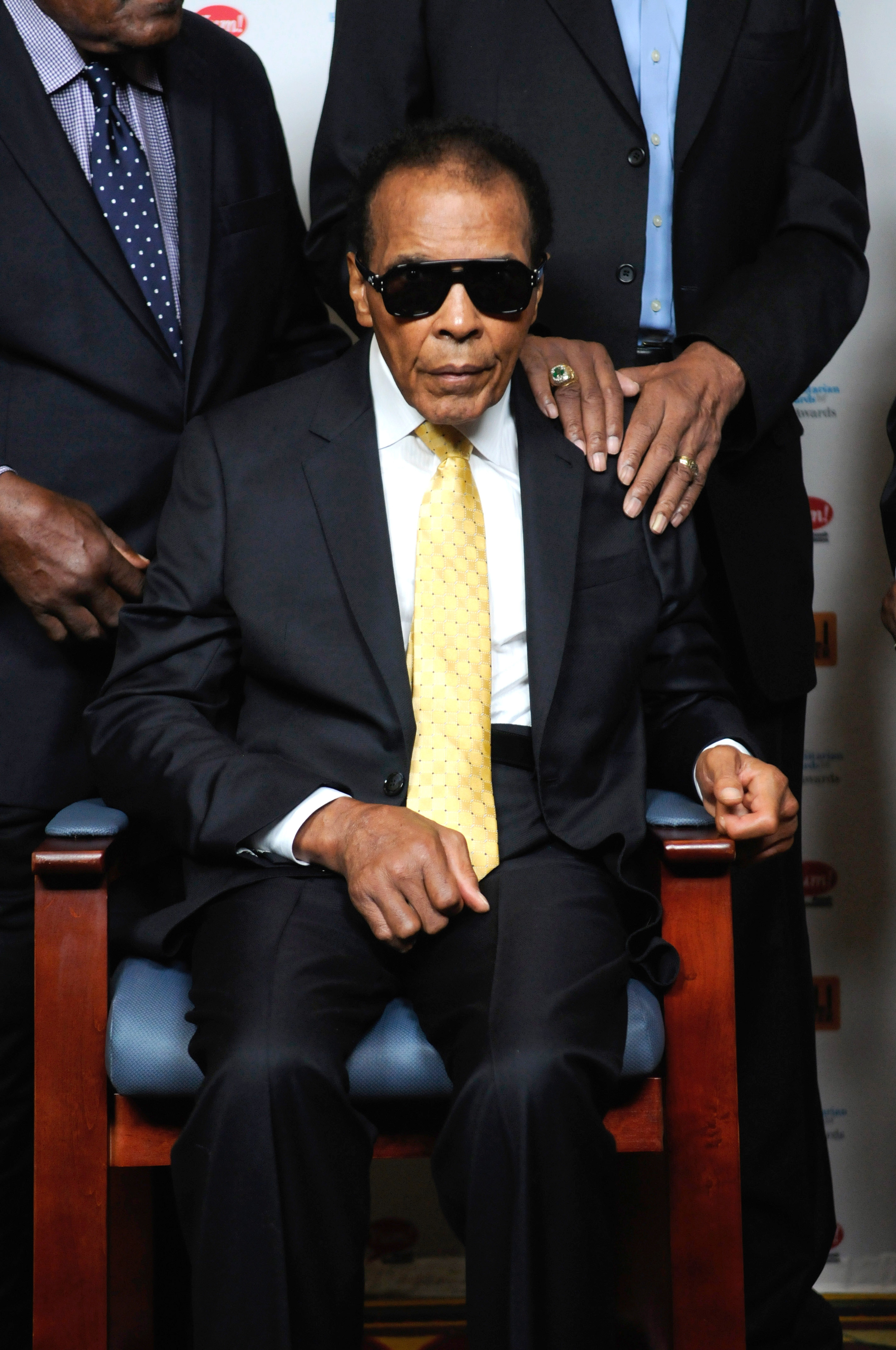 Muhammad Ali attends the 2014 Muhammad Ali Humanitarian Awards at the Louisville Marriott Downtown on Sept. 27, 2014 in Louisville. (Stephen J. Cohen—Getty Images)