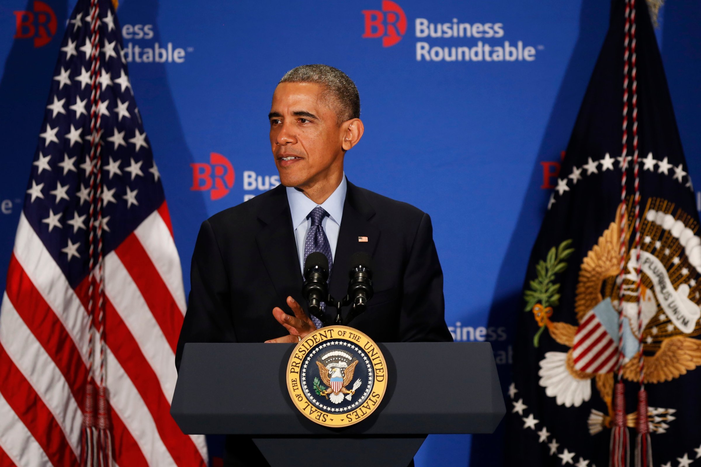 Obama Addresses Business Roundtable