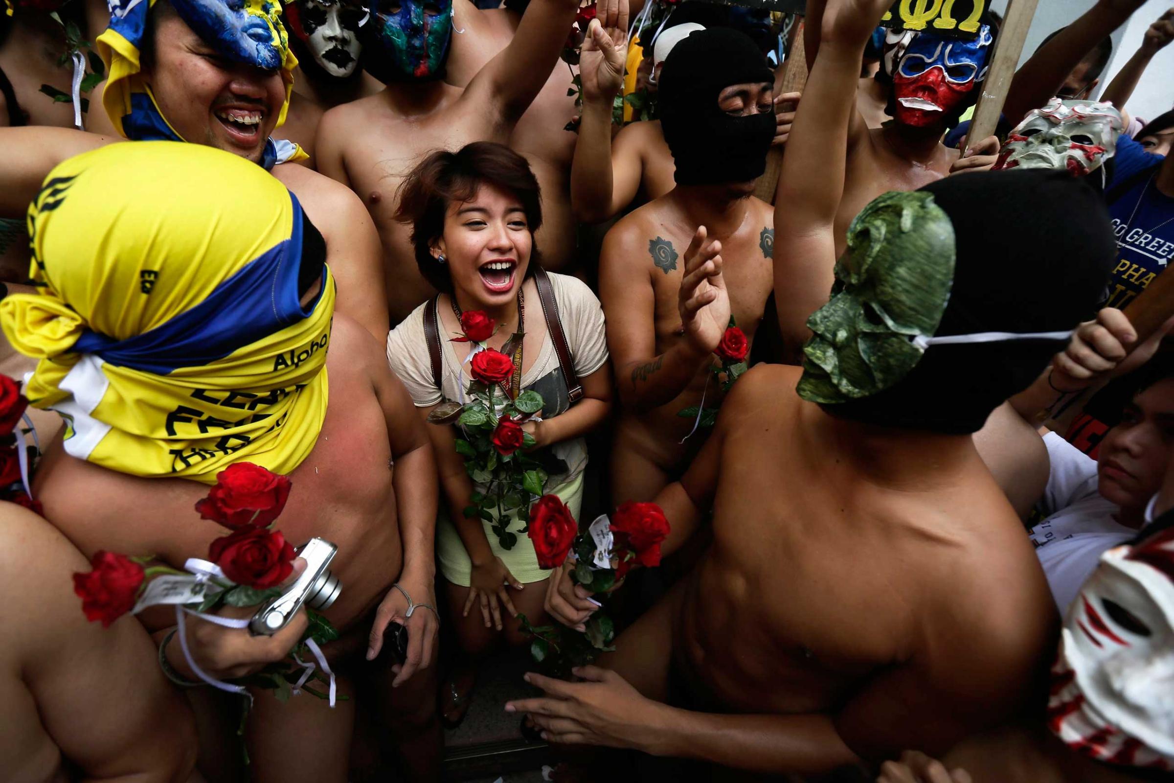 University of the Philippines APO fraternity run naked