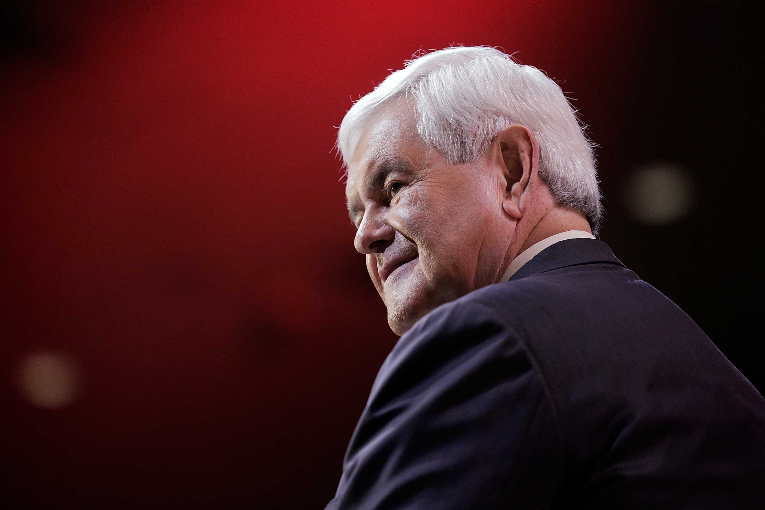 Speaker Newt Gingrich (R-Ga.) was formally reprimanded by the House and forced to pay a $300,000 penalty for violating tax law and lying to the investigating panel.  He didn’t resign over the scandal, but it weakened his support among his Republican base.