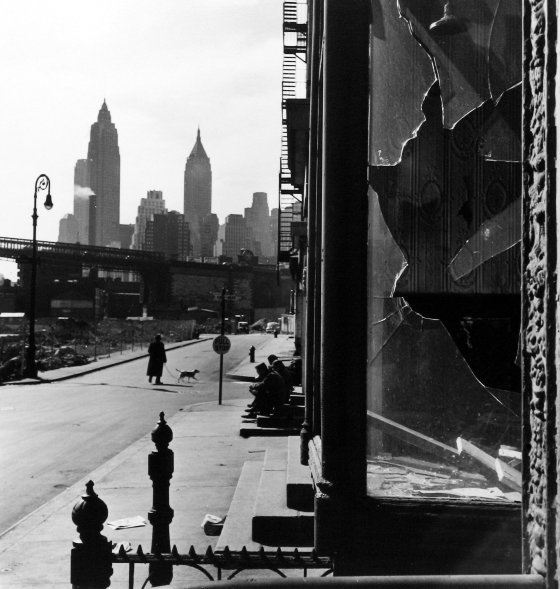 South St., Broken Window, 1947.