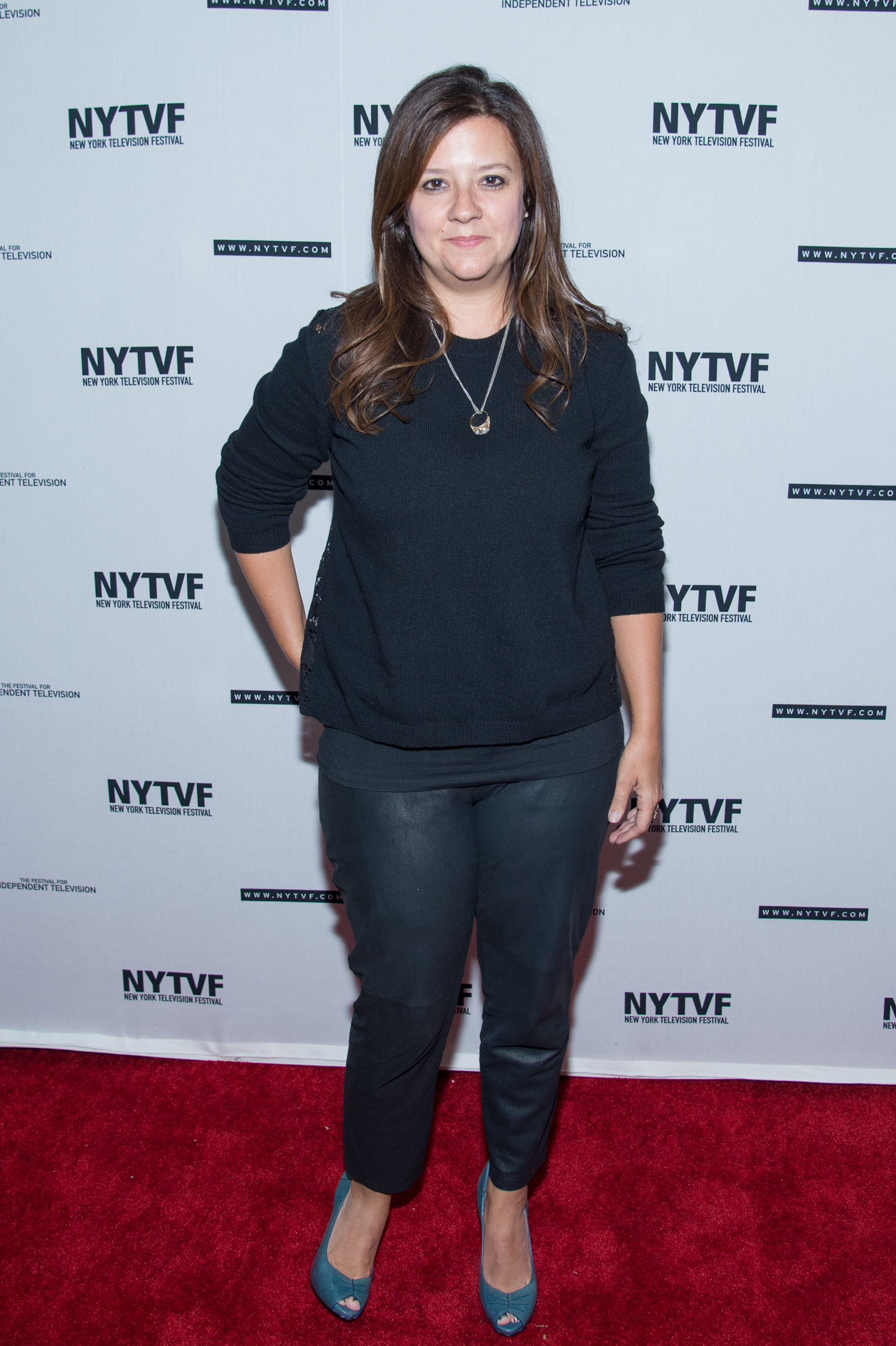 Producer Stephanie Laing  on Oct. 23, 2014 in New York City. (Mark Sagliocco—Getty Images)