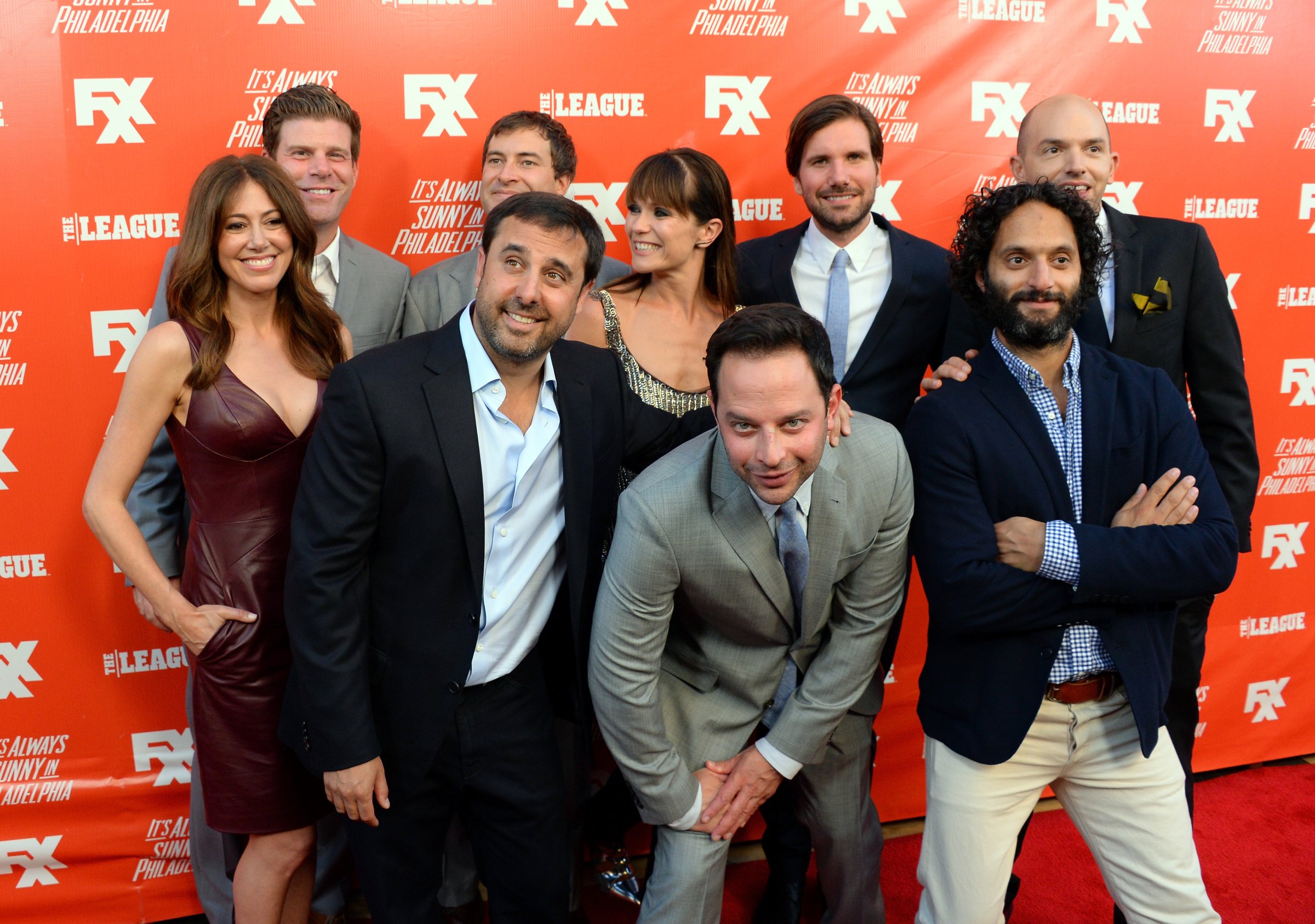The cast and crew of "The League" attend the premiere and launch party for FXX Network's "It's Always Sunny In Philadelphia" and "The League" at Lure on Sept. 3, 2013 in Hollywood.