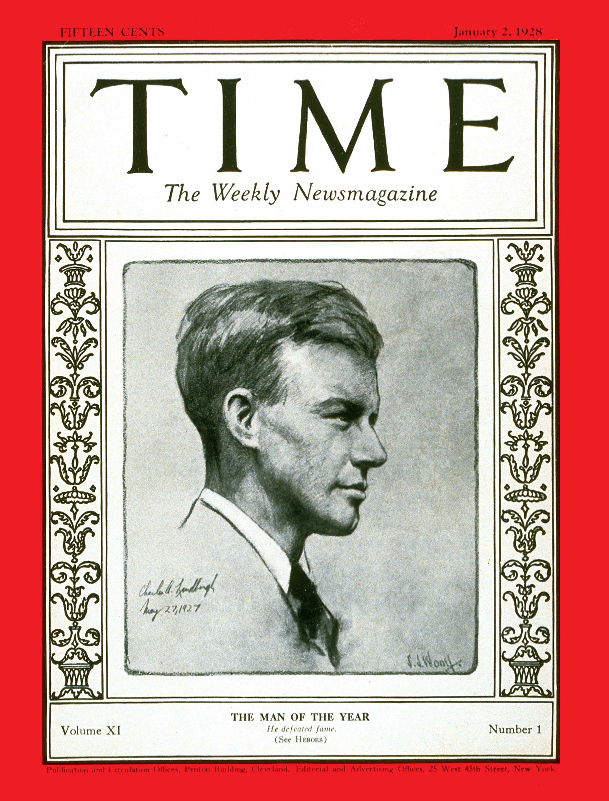 1927: Charles Lindbergh (TIME)