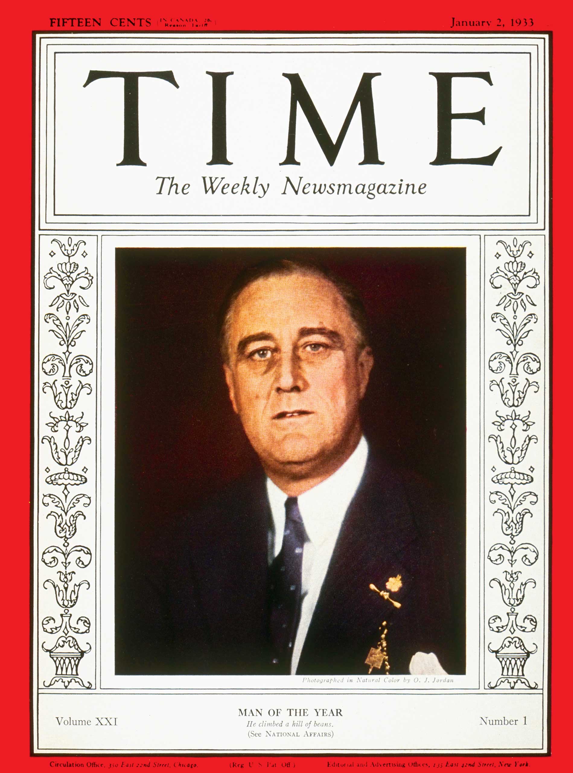 1932: Franklin D. Roosevelt