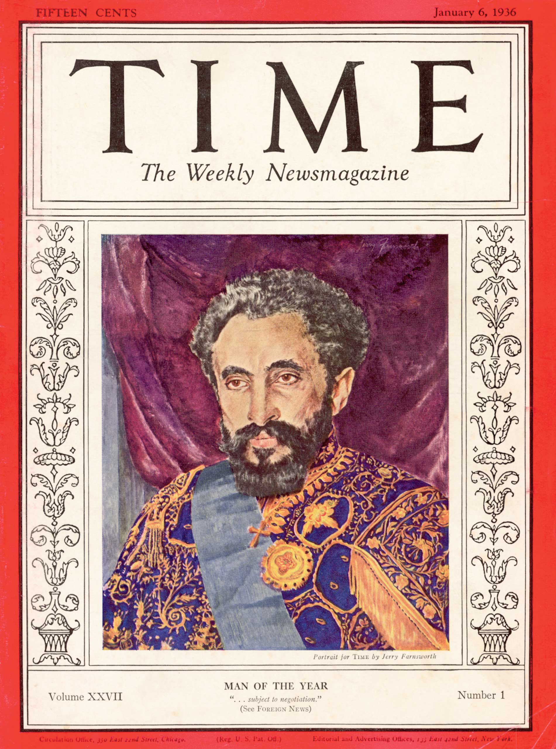 1935: Haile Selassie