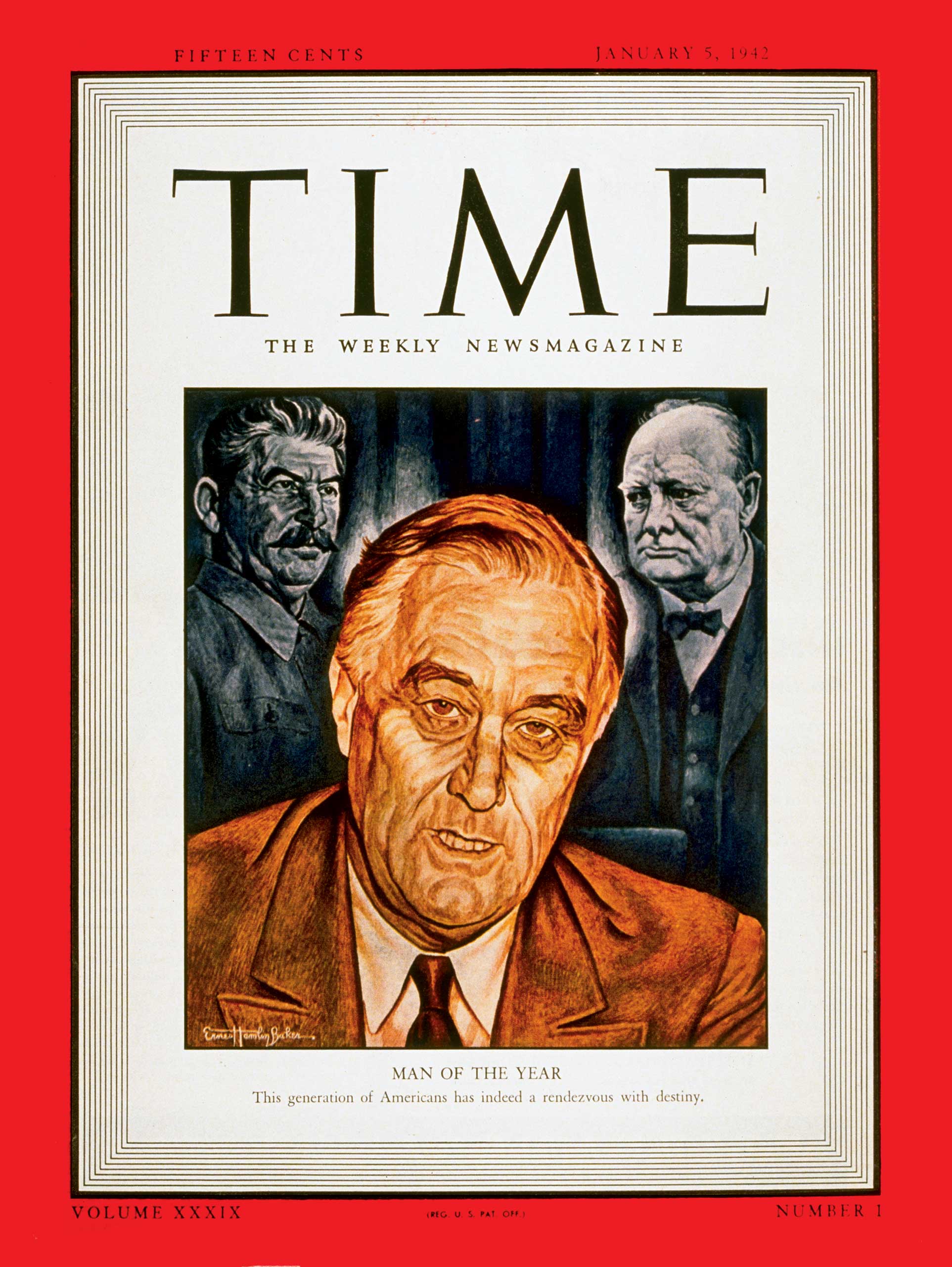 1941: President Franklin D. Roosevelt