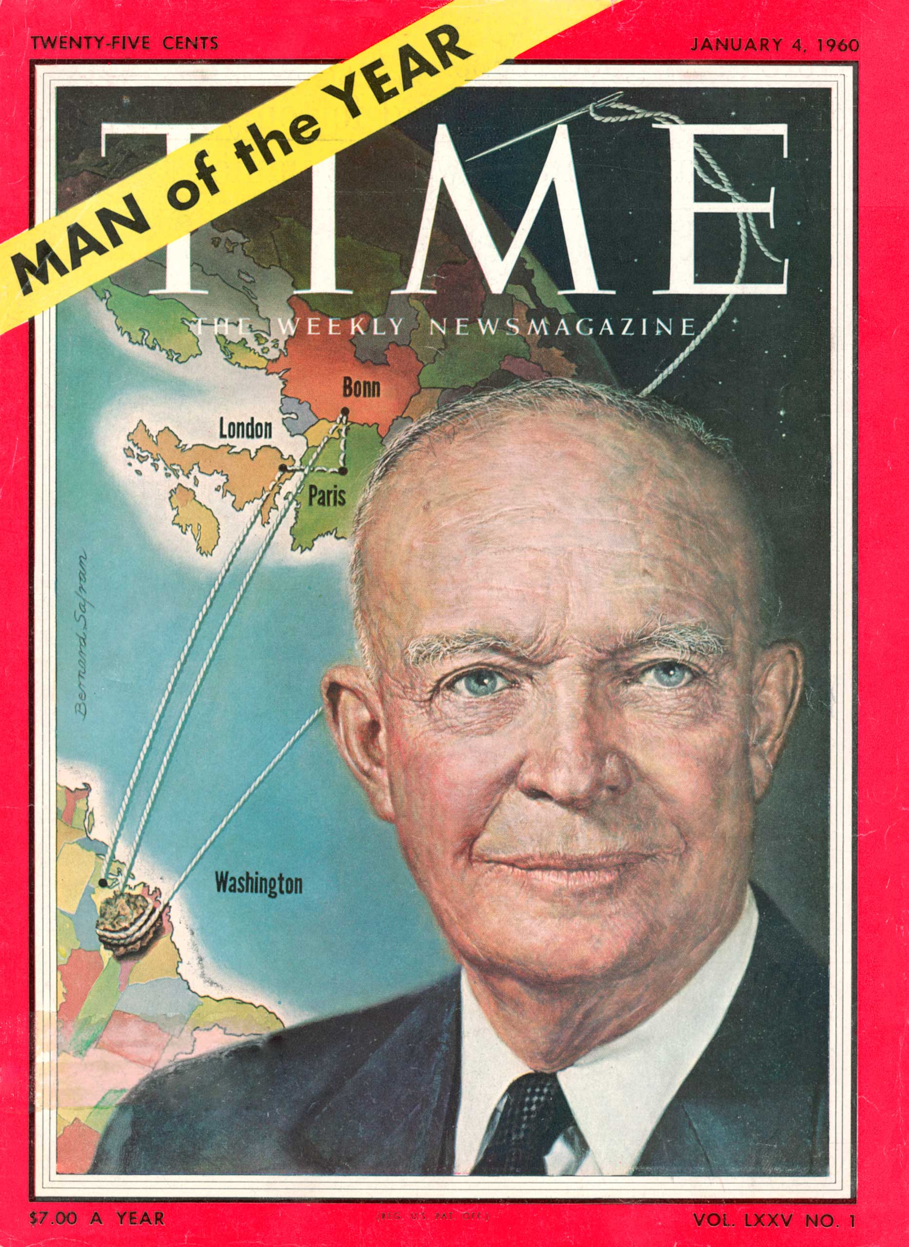 1959: President Dwight D. Eisenhower