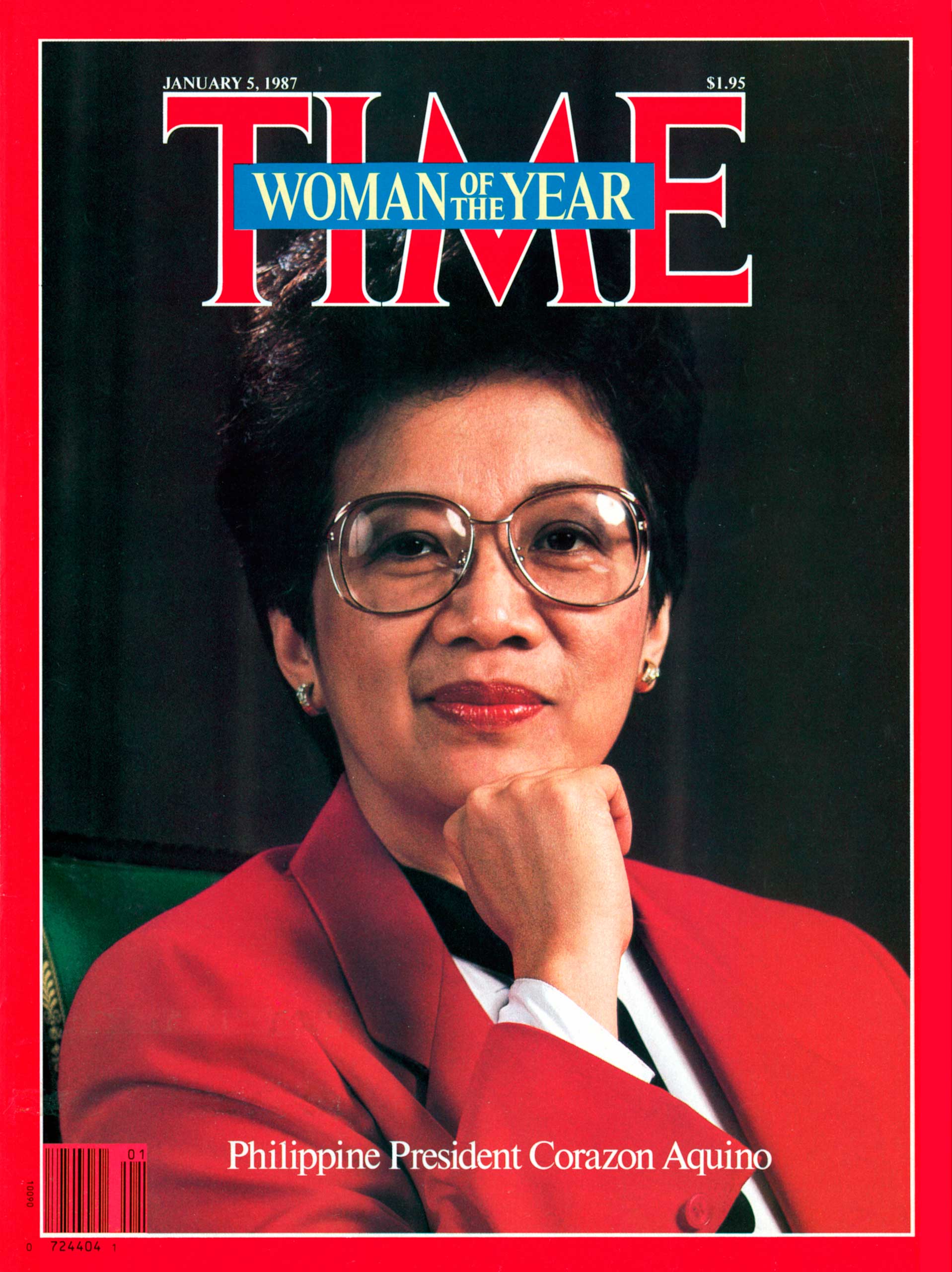 1986: Corazon Aquino