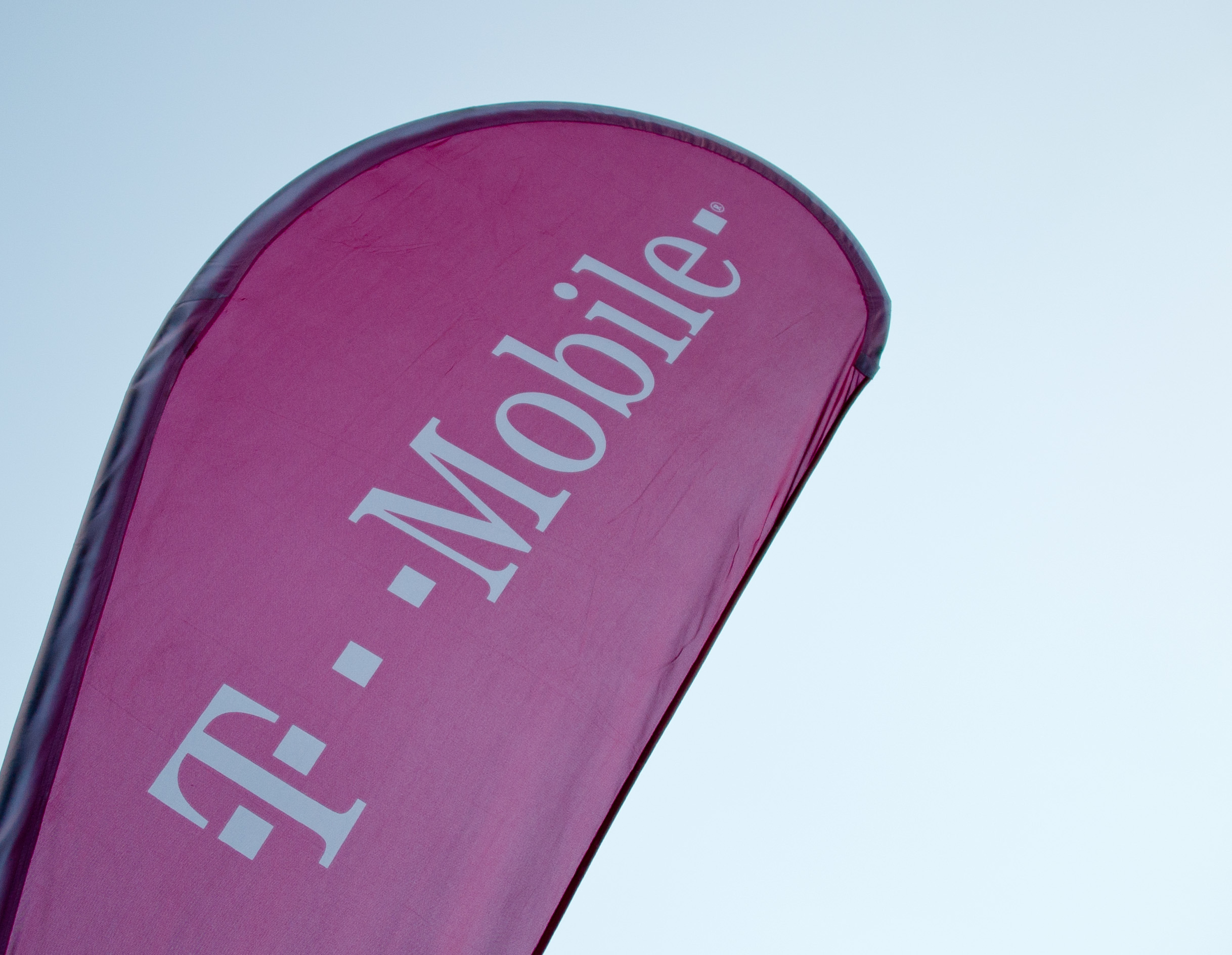 A T-Mobile banner in New York City on Sep. 27, 2014.