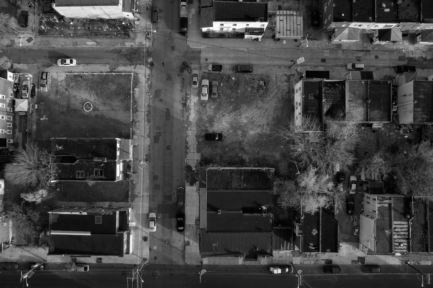 A run-down neighborhood appears in North Camden, New Jersey on November 23, 2014. In 2012, the FBI ranked Camden as having the most violent crime per capita of any American city with a population of over 50,000. The local police installed millions of dollars of surveillance equipment  in residential neighborhoods, including cameras and microphones that detect the exact location of gunshots.