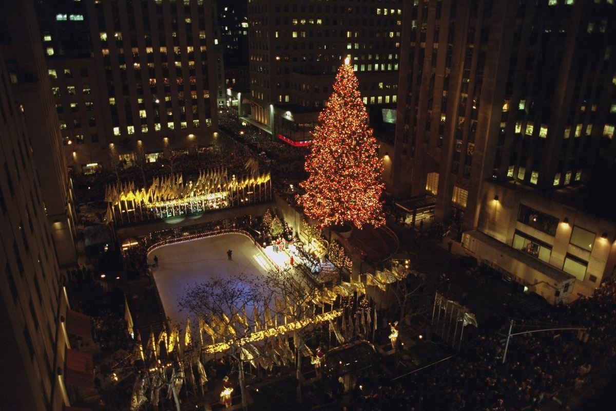 Annual Christmas tree lighting ceremony at Rockefeller Cente