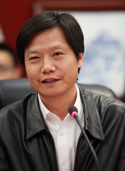 Lei Jun, chairman and CEO of China's Xiaomi Inc., gives a lecture at Wuhan University in Wuhan, China on Nov. 29, 2014.