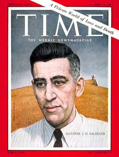 JD Salinger on the Sept. 15, 1961, cover of TIME (Cover Credit: ROBERT VICKREY)