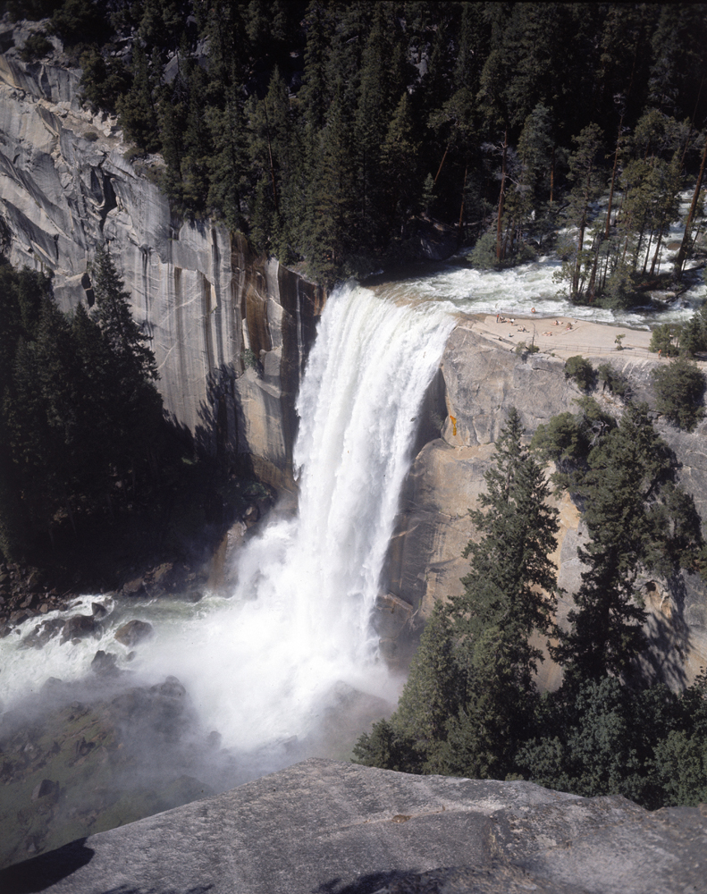Vernal Falls in Yosemite National Park, 1962.