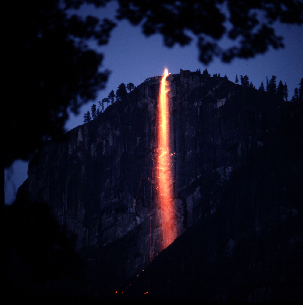 "Firefall" -- burning hot embers spilled from the top of Glacier Point at Yosemite National Park -- was a nightly tourist attraction for years, until the Park Service ordered the owners of the Glacier Point Hotel to put a stop to the dramatic, but highly unnatural, proceedings.
