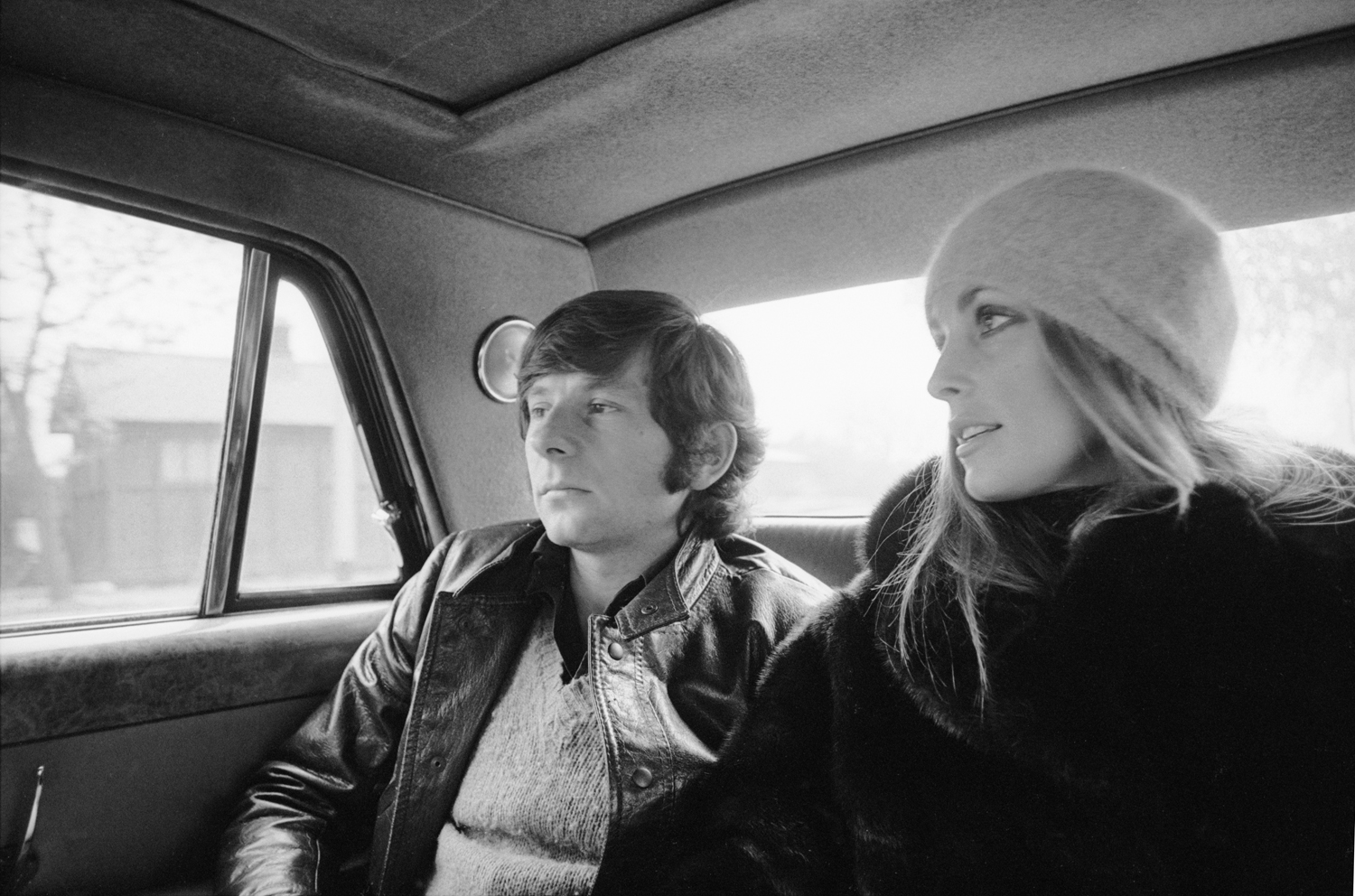 Roman Polanski and Sharon Tate, London, 1968.