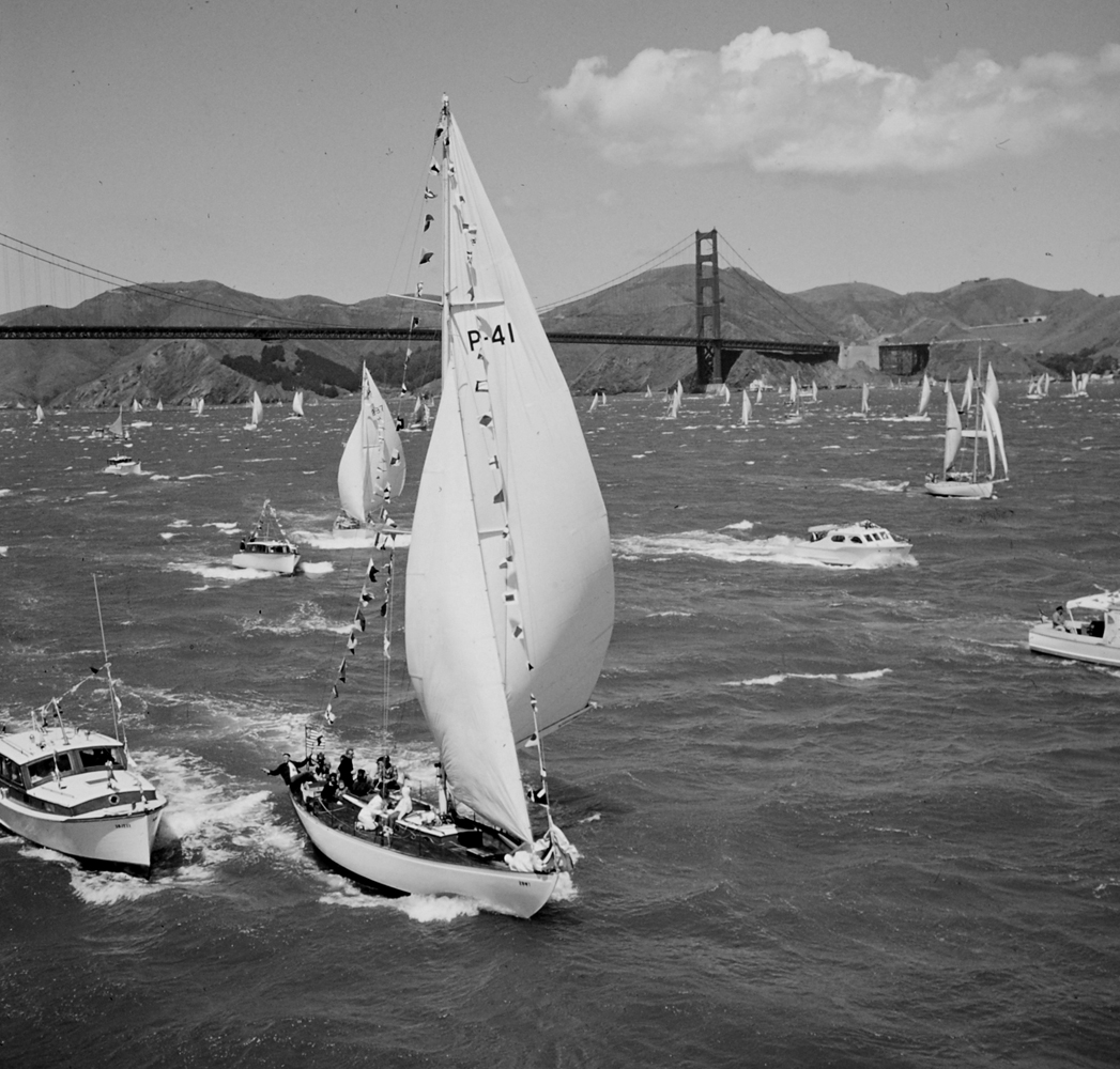 Opening of the boating season on San Francisco Bay, 1958.