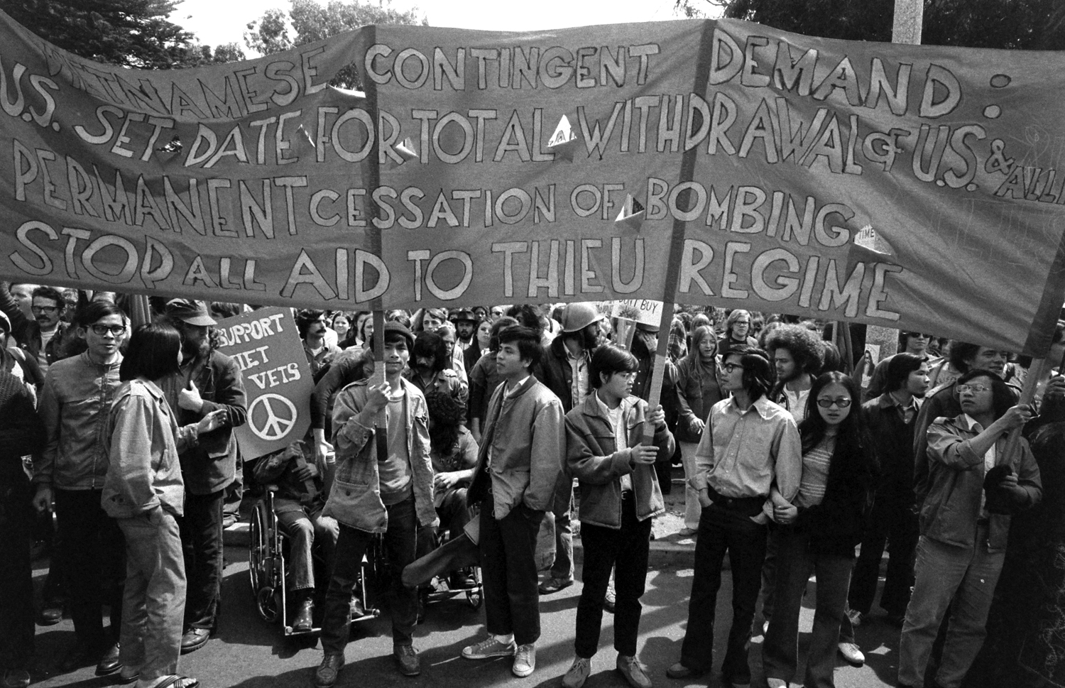 Anti-war march, San Francisco, 1972.