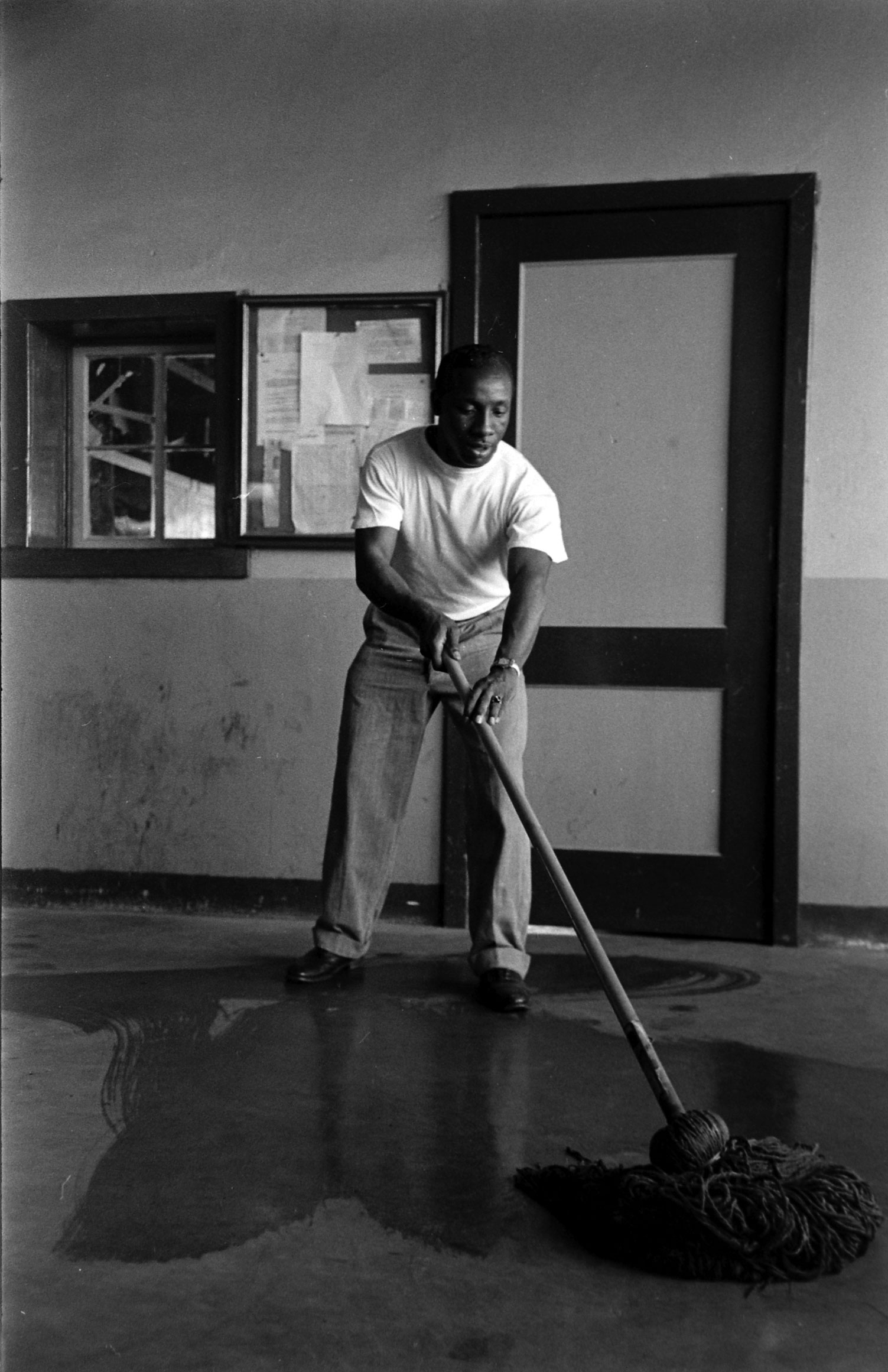 Prisonaire Johnny Bragg, Tennessee State Penitentiary, 1953.