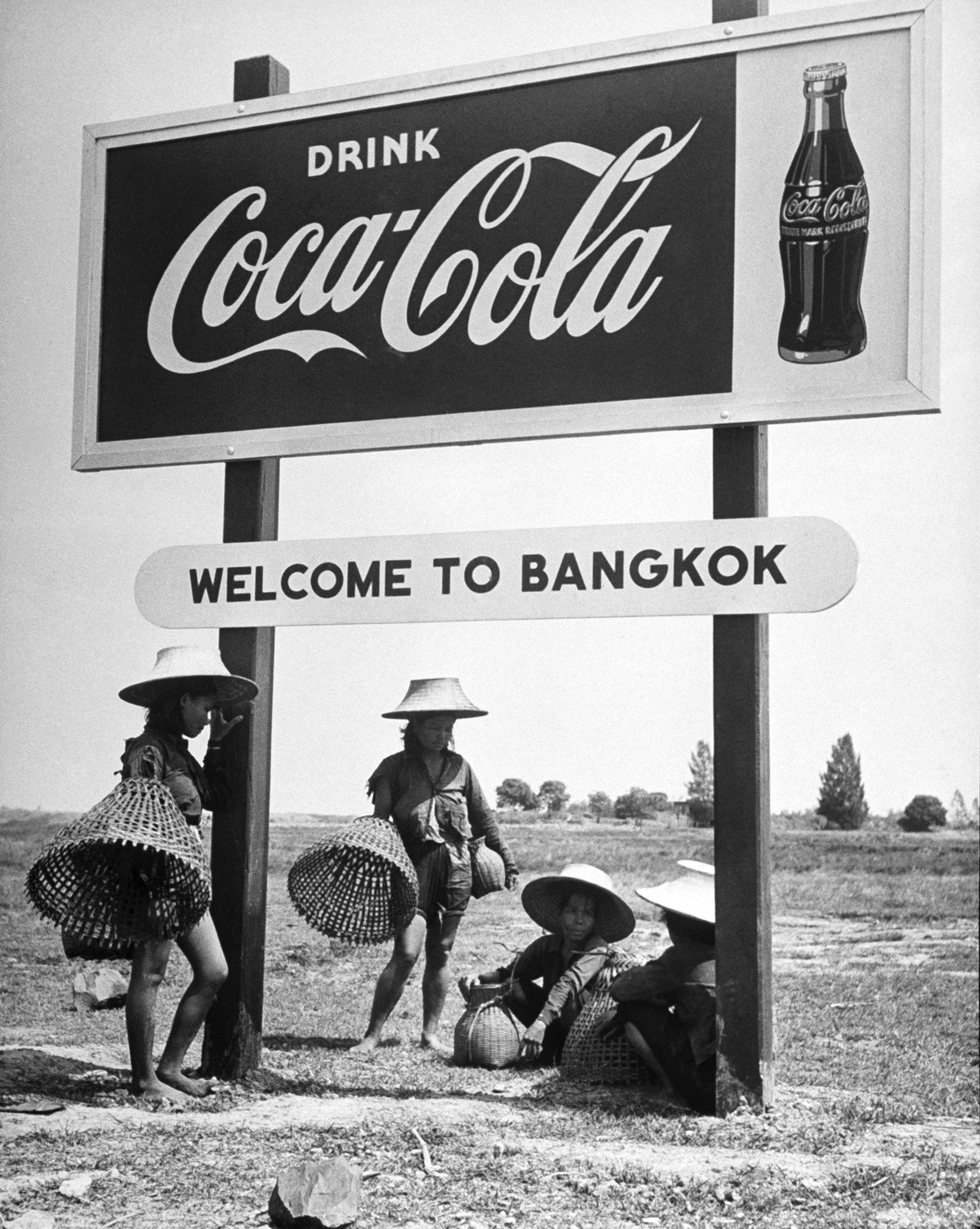 A Thai billboard makes a suggestion in 1950.