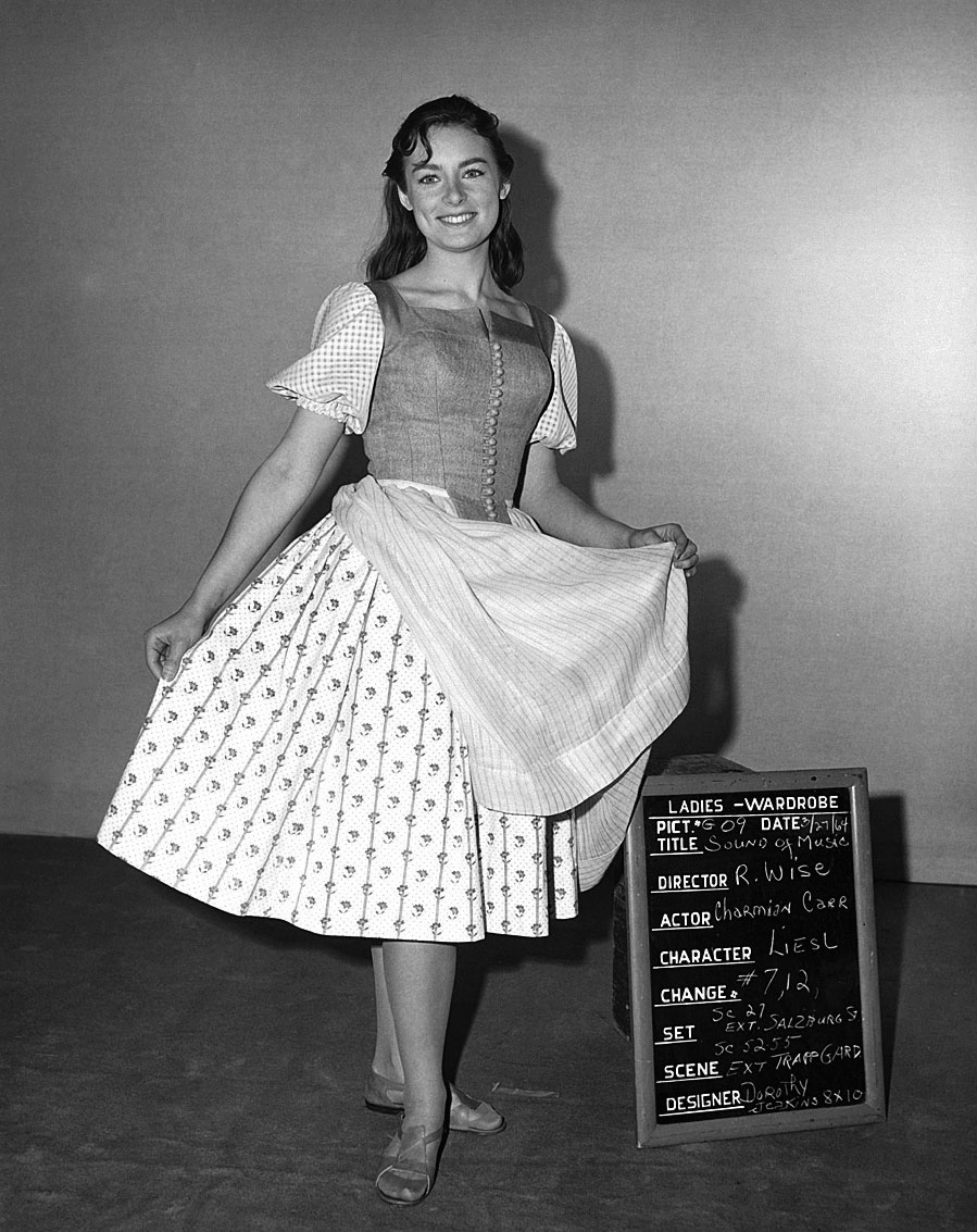 THE SOUND OF MUSIC, Charmian Carr, costume test, 1965. TM and Copyright (c)20th Century Fox Film Cor
