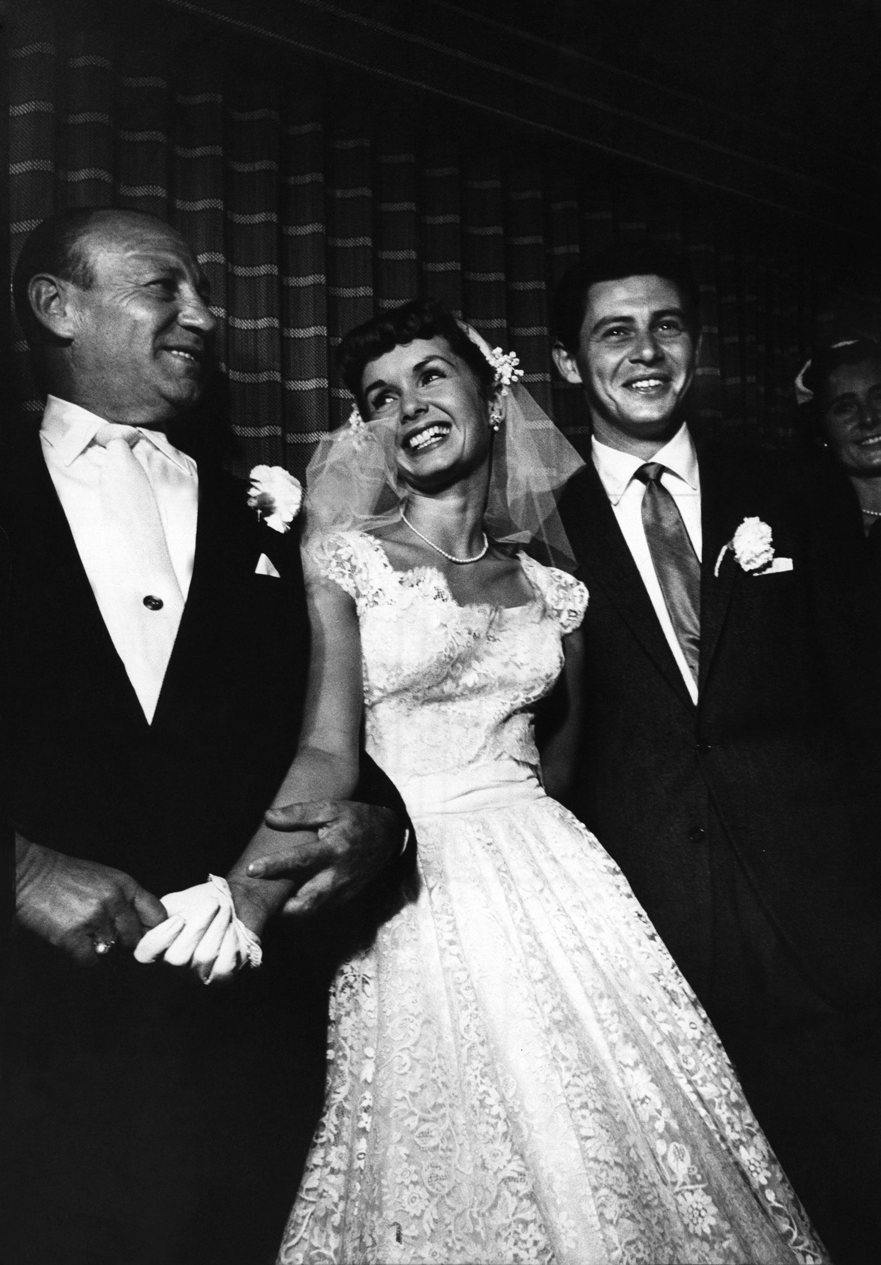 Wedding of Debbie Reynolds and Eddie Fisher, 1955