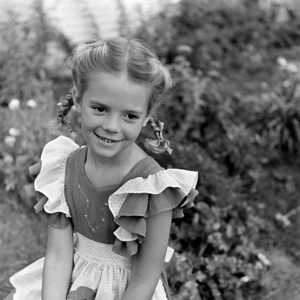 Natalie Wood as a child in 1945, Miracle on 34th Street