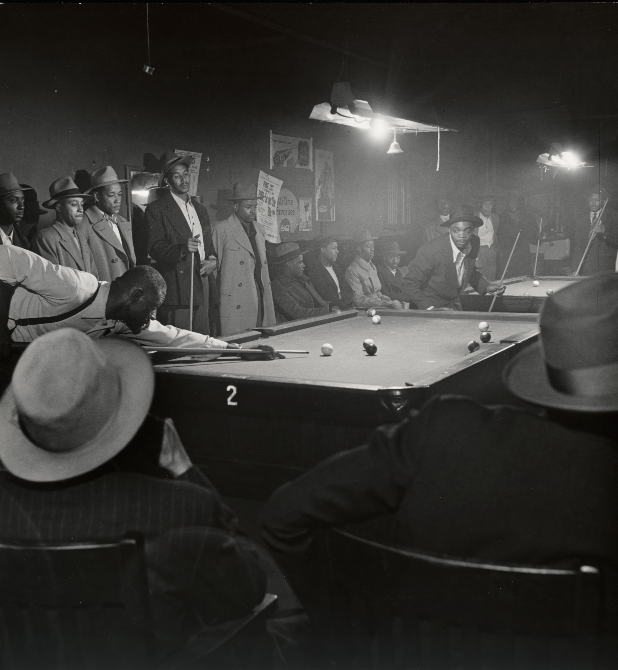 An afternoon game at Table 2, from the series The Way of Life of the Northern Negro, 1946-1948.