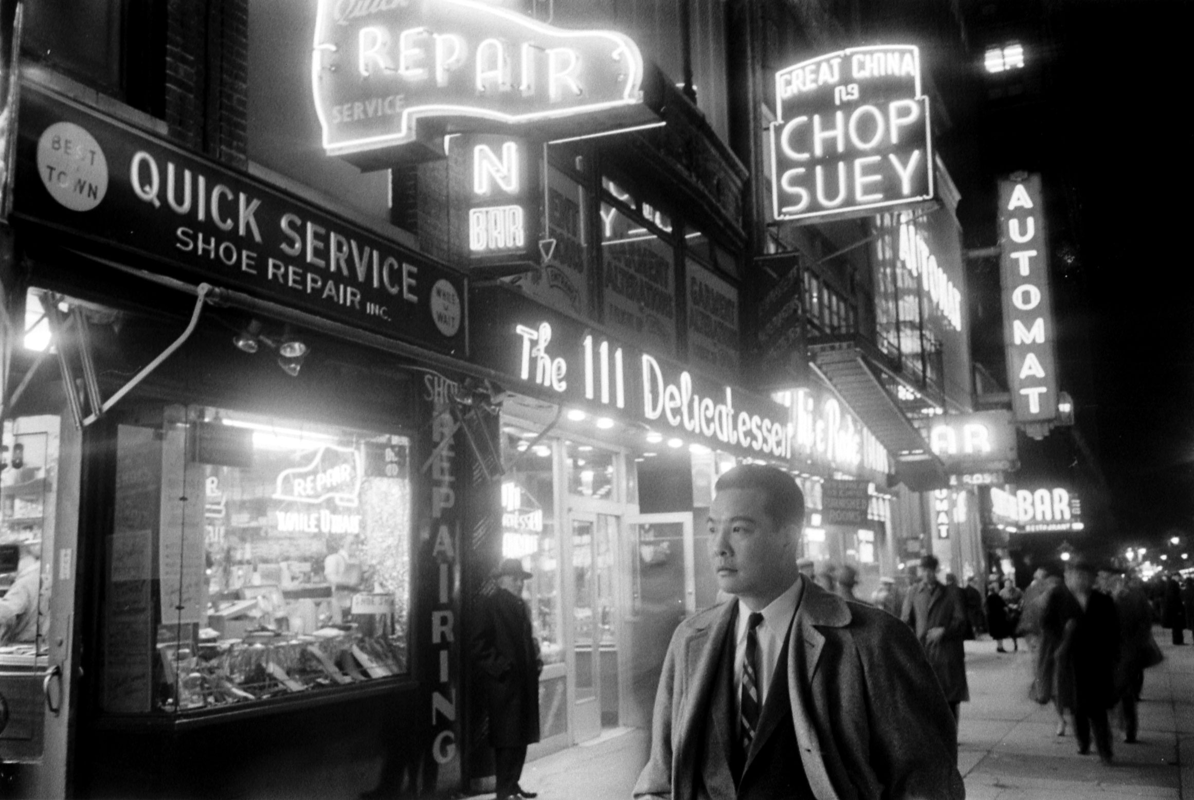 Li Pei Chao in New York City, 1956.