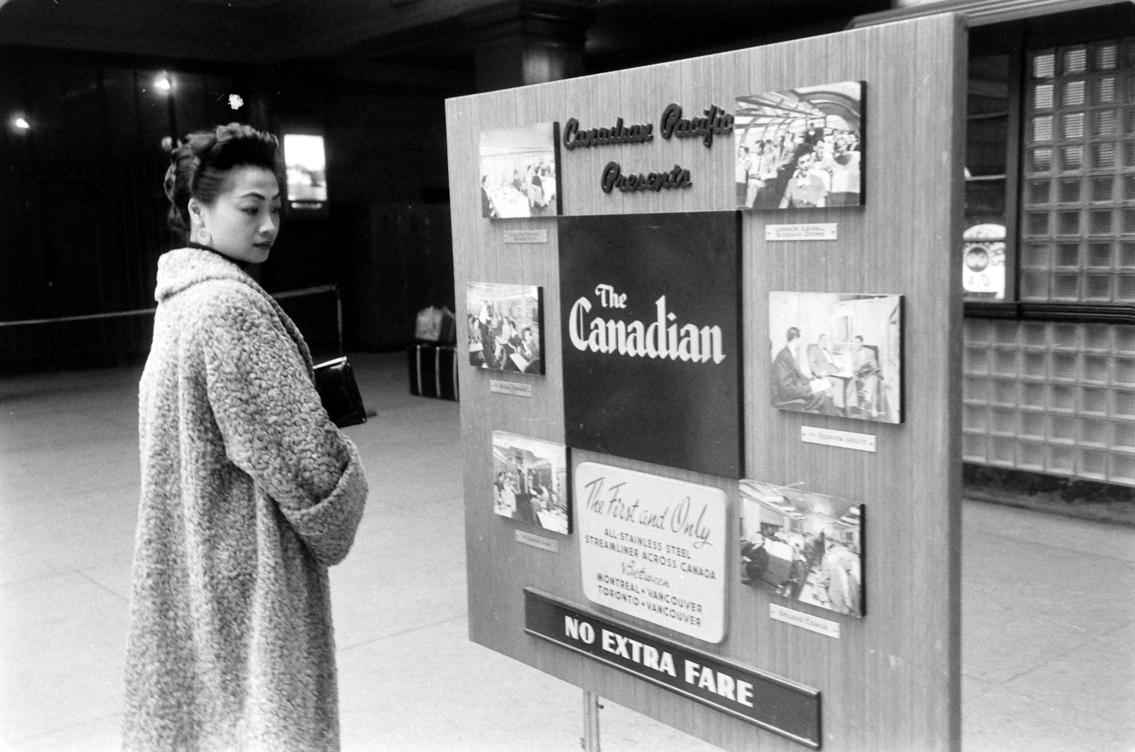 Grace Li in Montreal, Canada, 1956.