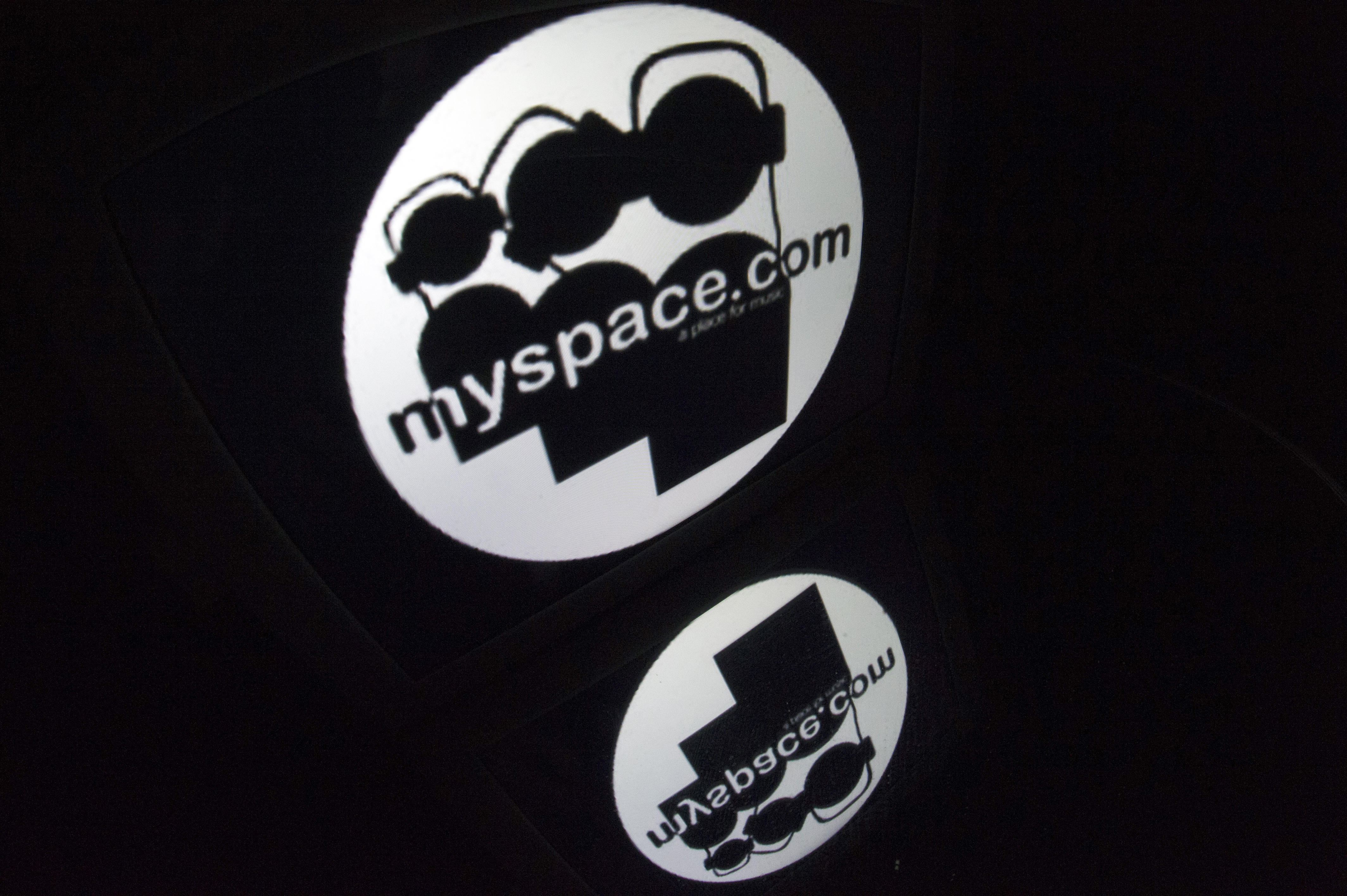 The "Myspace" logo is seen on a tablet screen on December 4, 2012 in Paris. (Lionel Bonaventure&mdash;AFP/Getty Images)