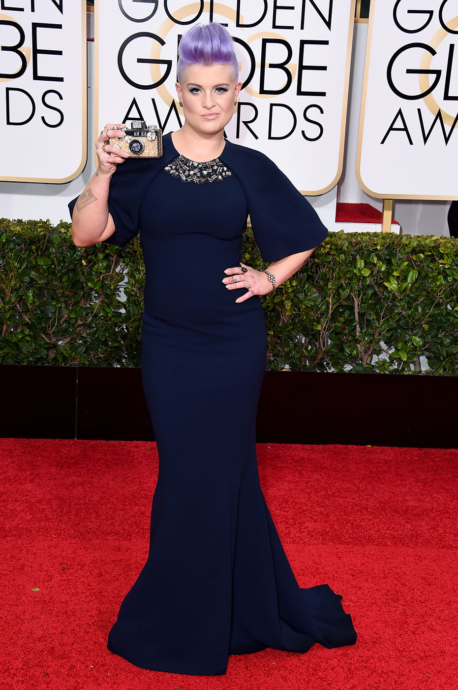Kelly Osbourne attends the 72nd Annual Golden Globe Awards at The Beverly Hilton Hotel on Jan. 11, 2015 in Beverly Hills, Calif.