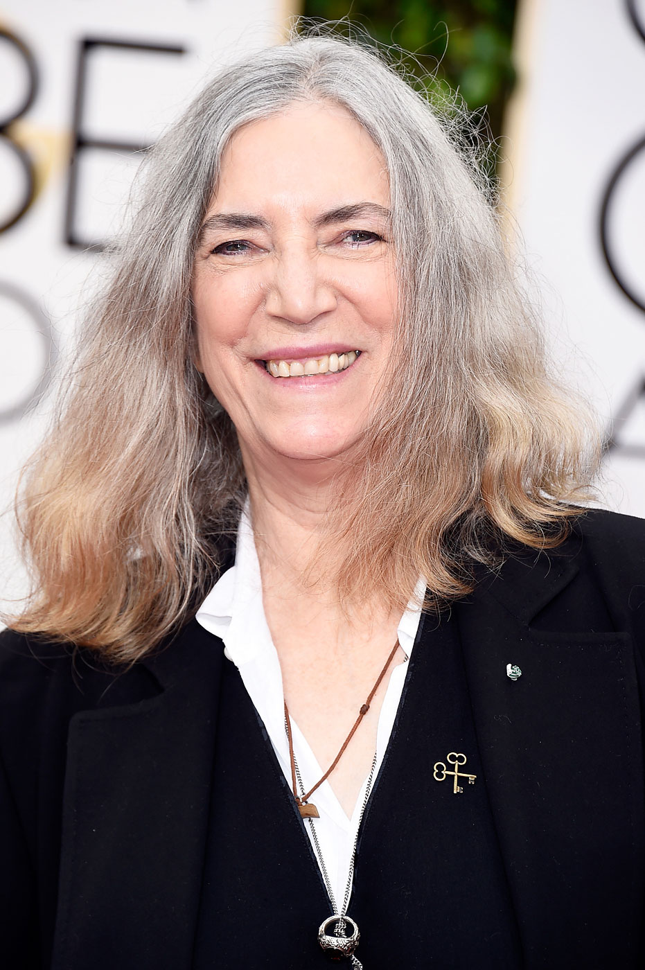Patti Smith attends the 72nd Annual Golden Globe Awards at The Beverly Hilton Hotel on Jan. 11, 2015 in Beverly Hills, Calif.