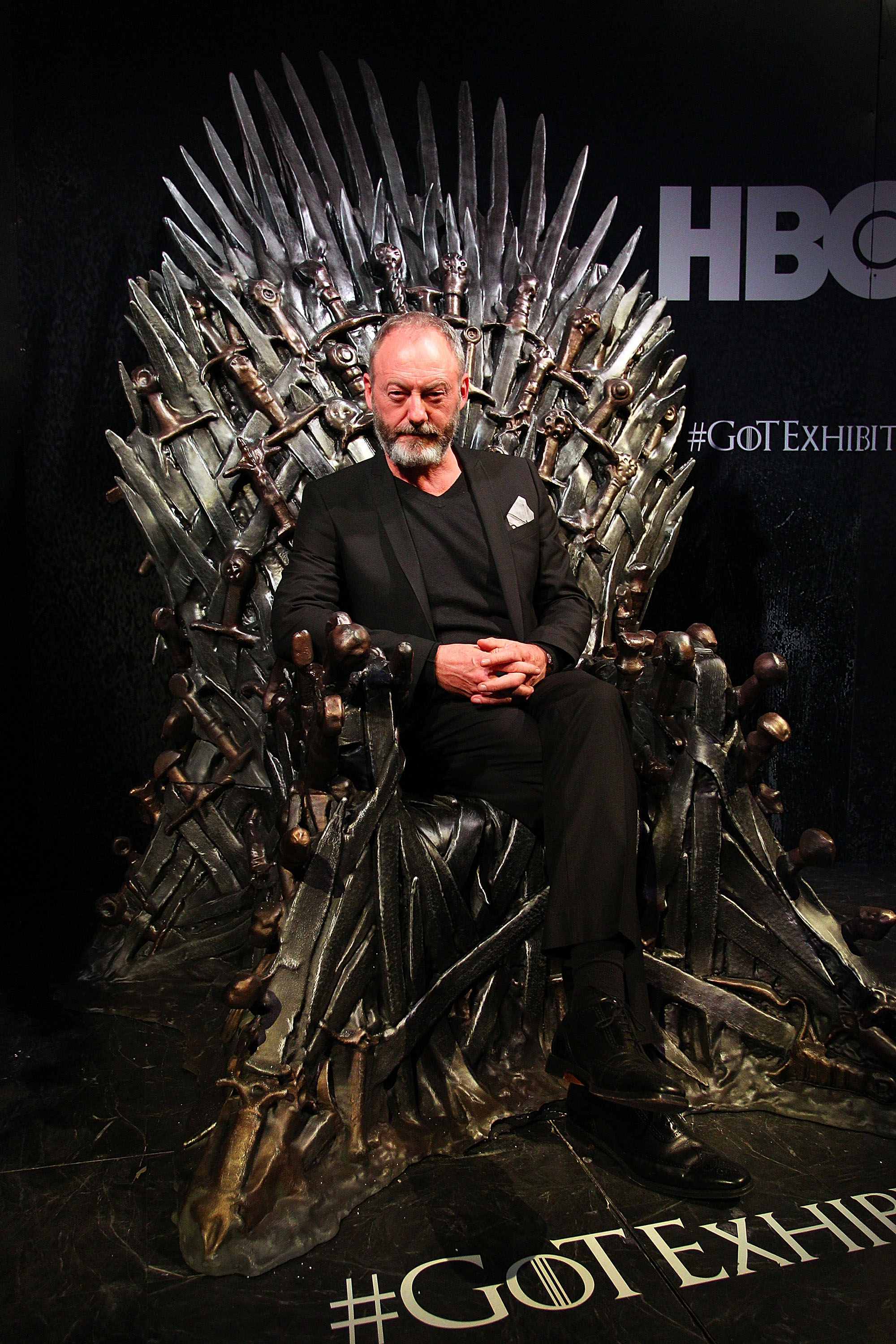 Actor Liam Cunningham at the launch of the 'Game of Thrones' Exhibition in Sydney, Australia on June 30, 2014.