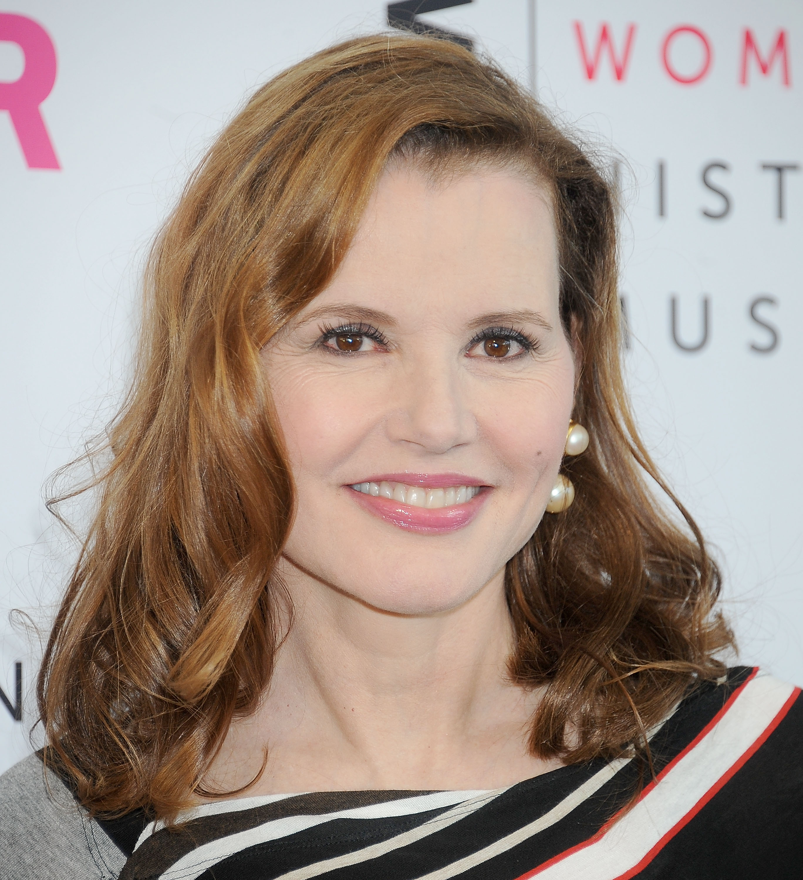 Actress Geena Davis arrives at the National Women's History Museum's 3rd Annual Women Making History event at Skirball Cultural Center on Aug. 23, 2014 in Los Angeles. (Gregg DeGuire—WireImage)