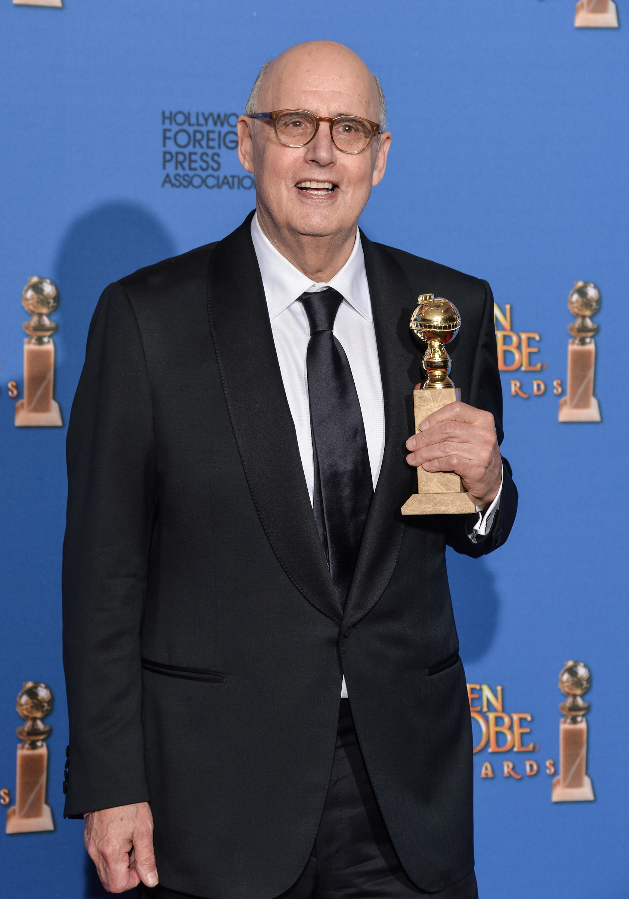 Actor Jeffrey Tambor poses in the press room during the 72nd Annual Golden Globe Awards at The Beverly Hilton Hotel on January 11, 2015 in Beverly Hills, California. (George Pimentel&mdash;WireImage)