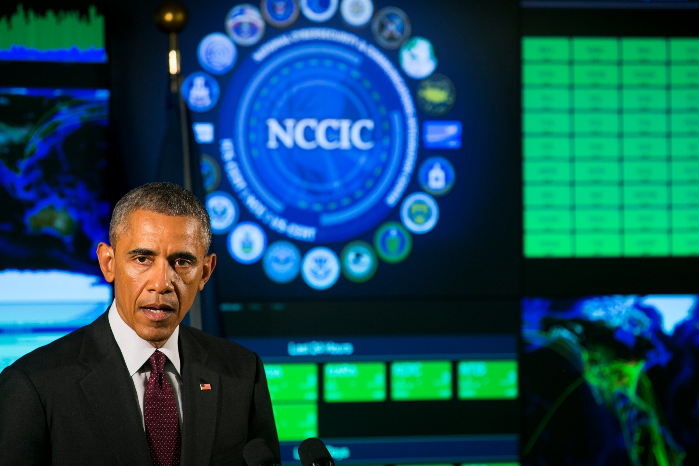 President Obama Delivers Remarks On Cyber Security