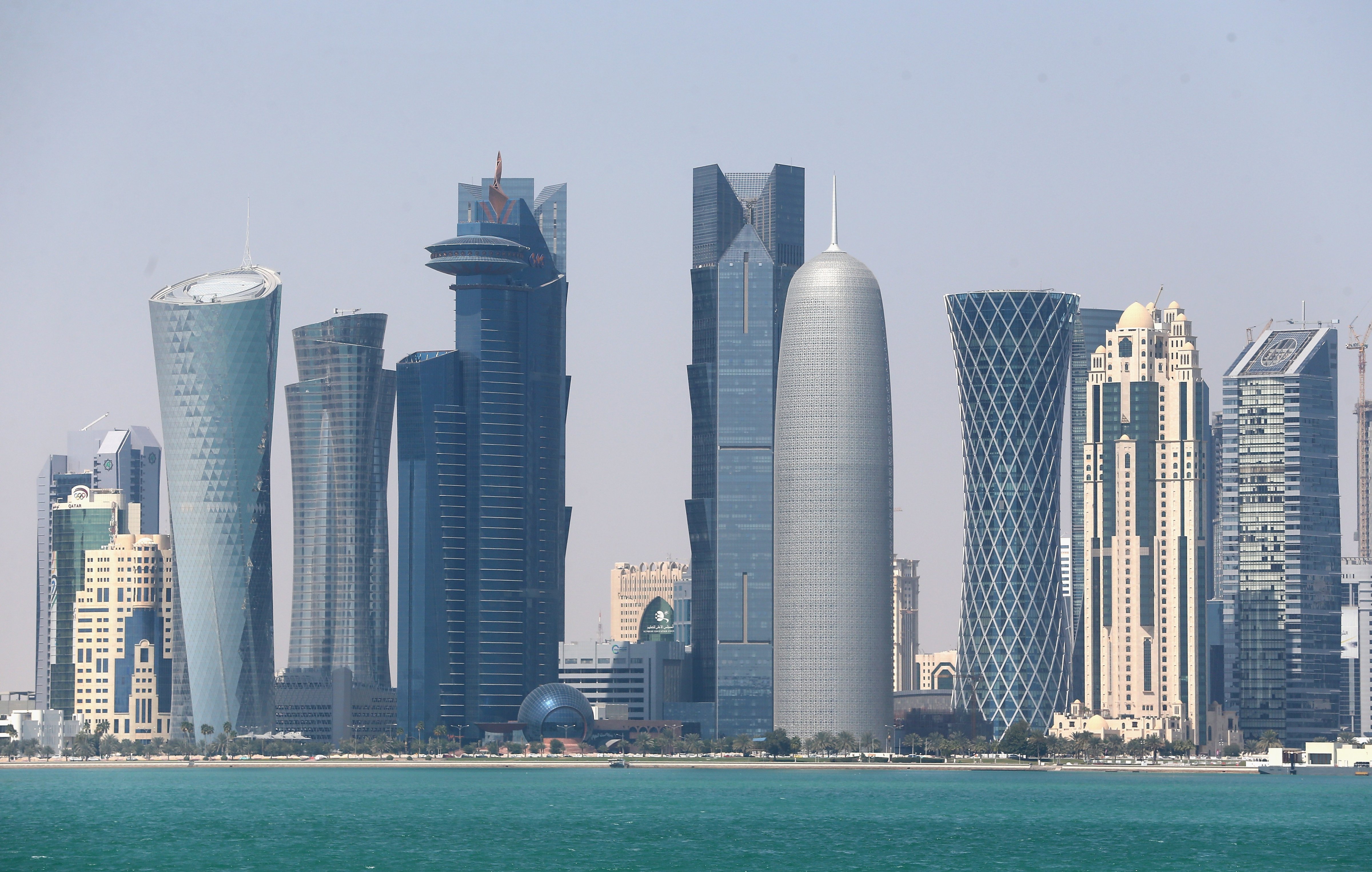 A general view of the skyline in Doha, Qatar, on Feb. 20, 2014 (Chris Jackson—Getty Images)
