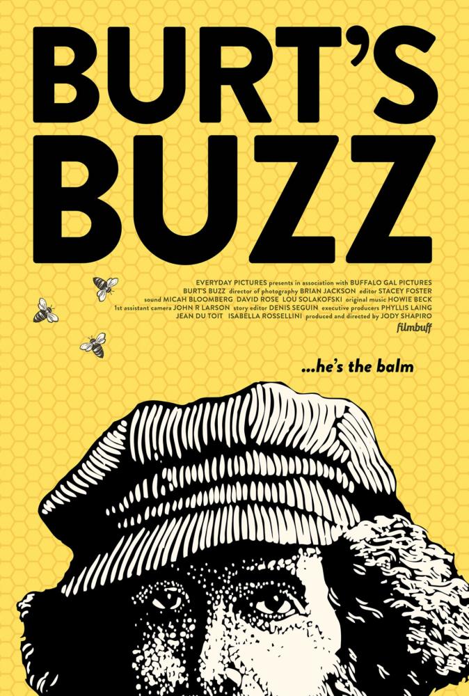 Burt's Buzz poster.