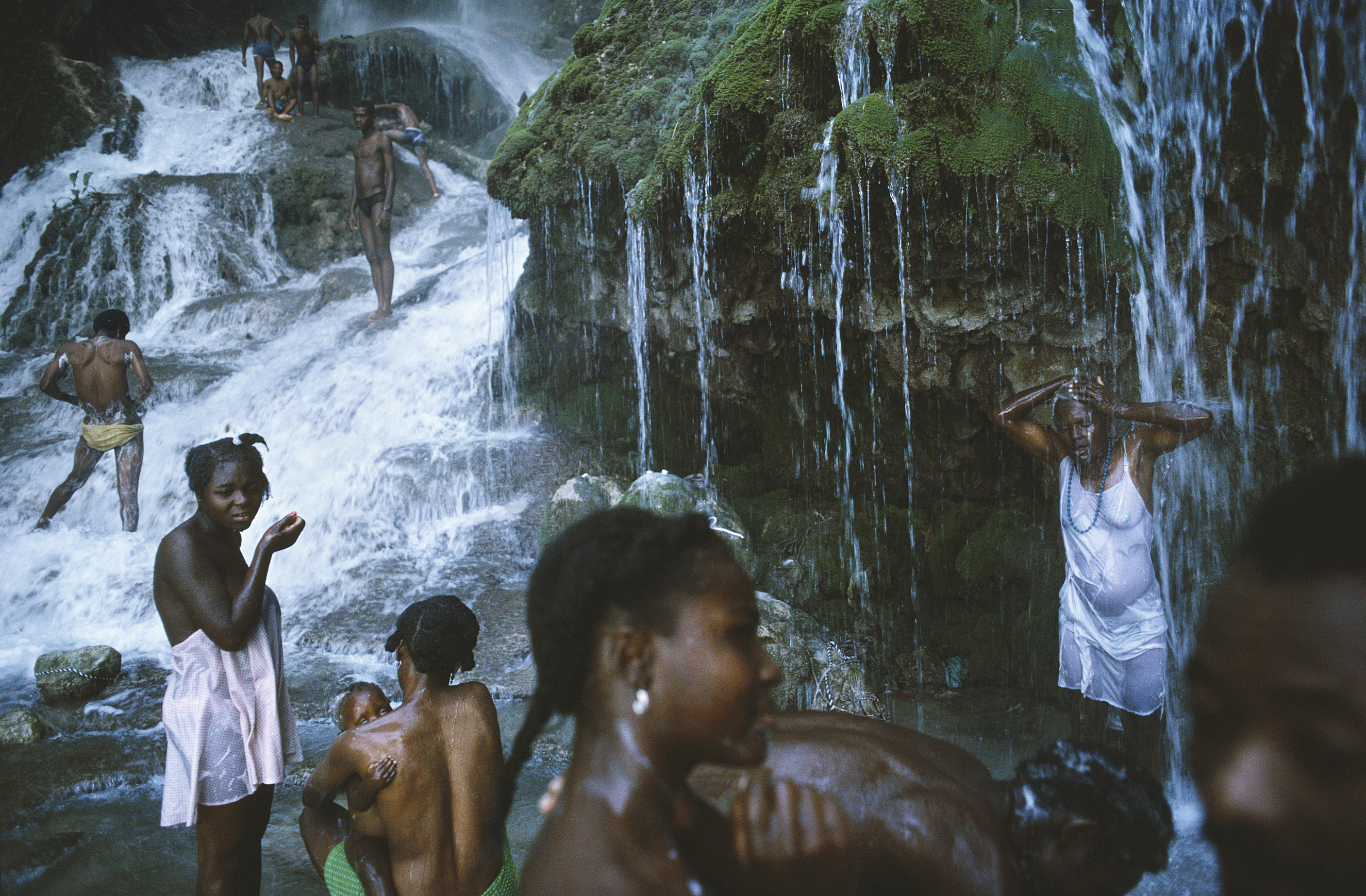 Pilgrimage of Saut D'eau, Haiti. 1987.