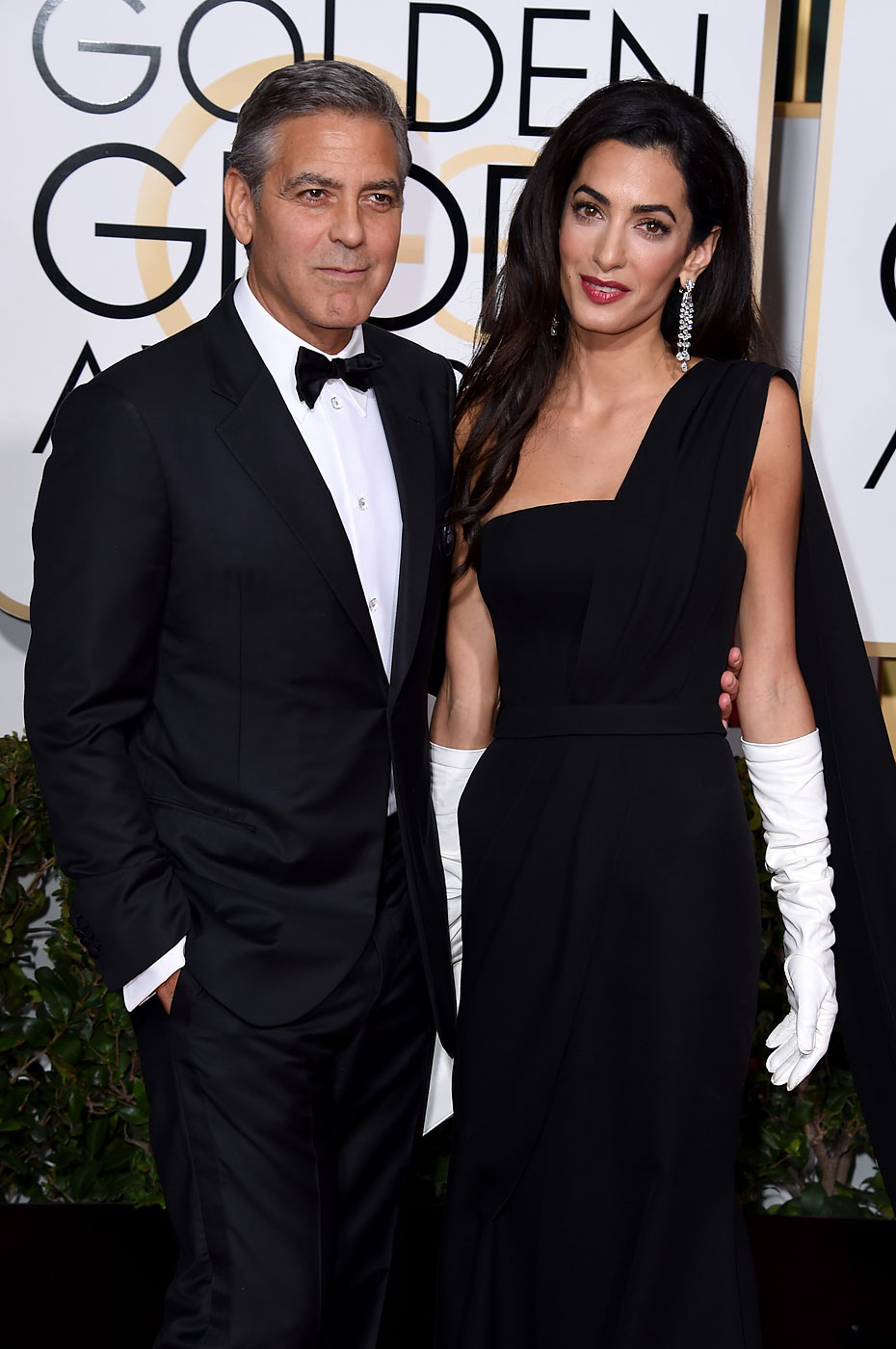 George Clooney and Amal Alamuddin Clooney attend the 72nd Annual Golden Globe Awards at The Beverly Hilton Hotel on Jan. 11, 2015 in Beverly Hills, Calif. (Steve Granitz—WireImage/Getty Images)