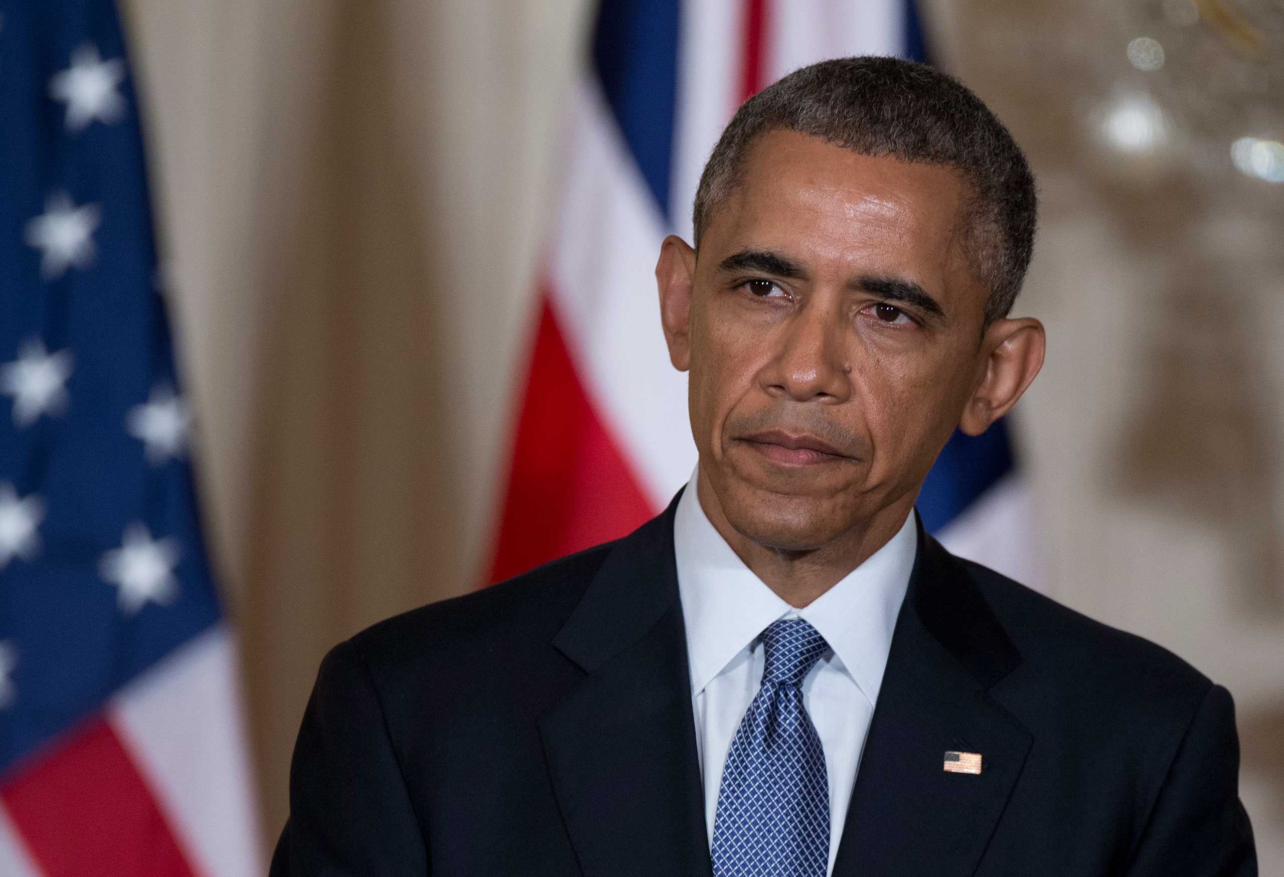 President Barack Obama in the White House in Washington, D.C. on  Jan. 16, 2015. (Carolyn Kaster—AP)