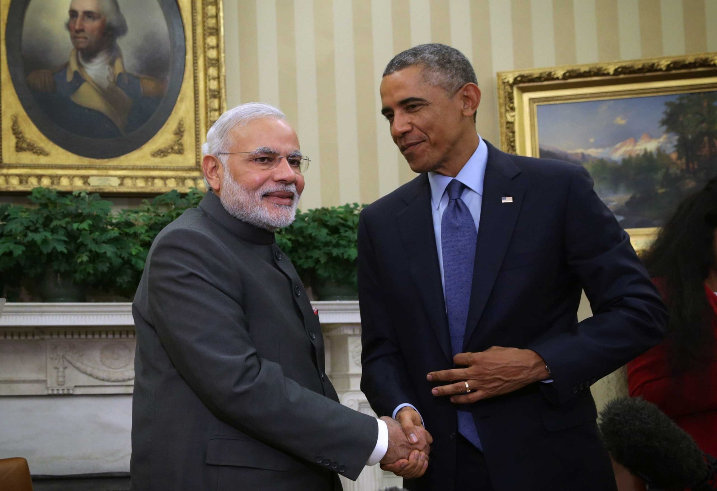 President Obama Meets With Prime Minister Narendra Modi Of India At The White House