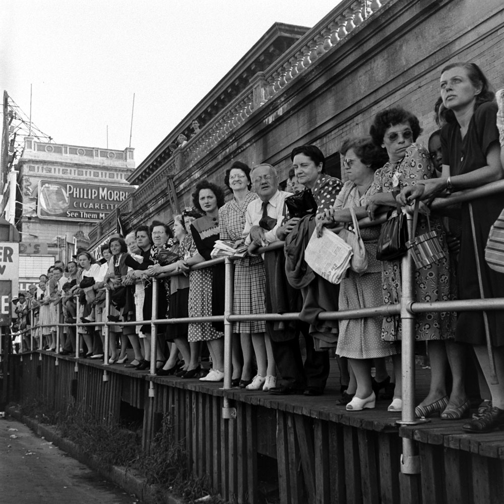 Contestants in the Miss America pageant in Atlantic City, 1945.