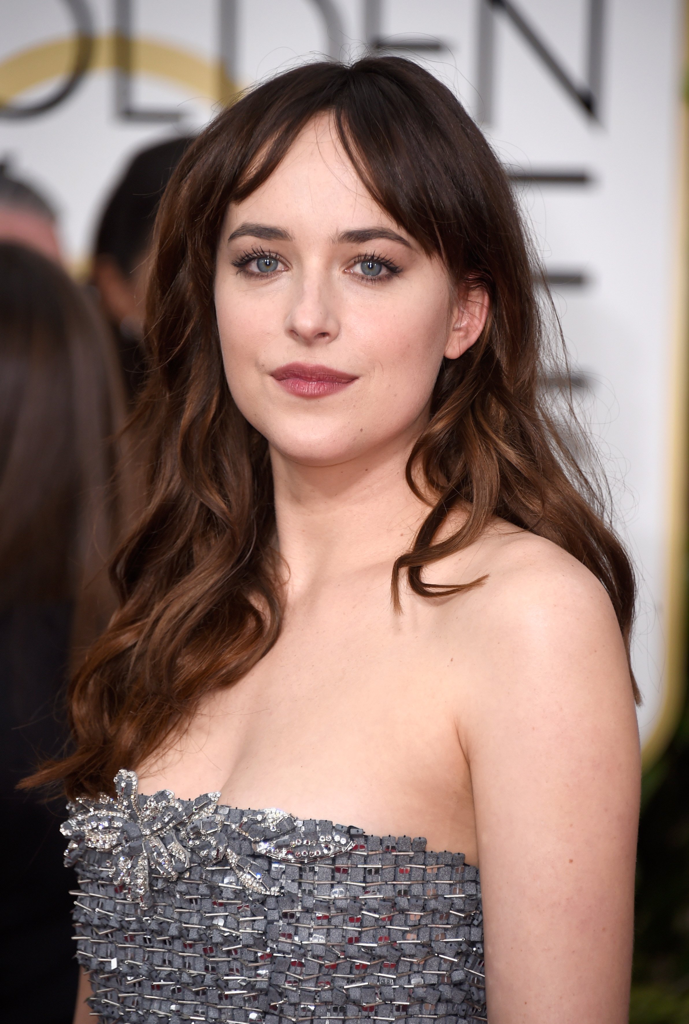 Actress Dakota Johnson attends the 72nd Annual Golden Globe Awards at The Beverly Hilton Hotel on Jan. 11, 2015 in Beverly Hills, California.